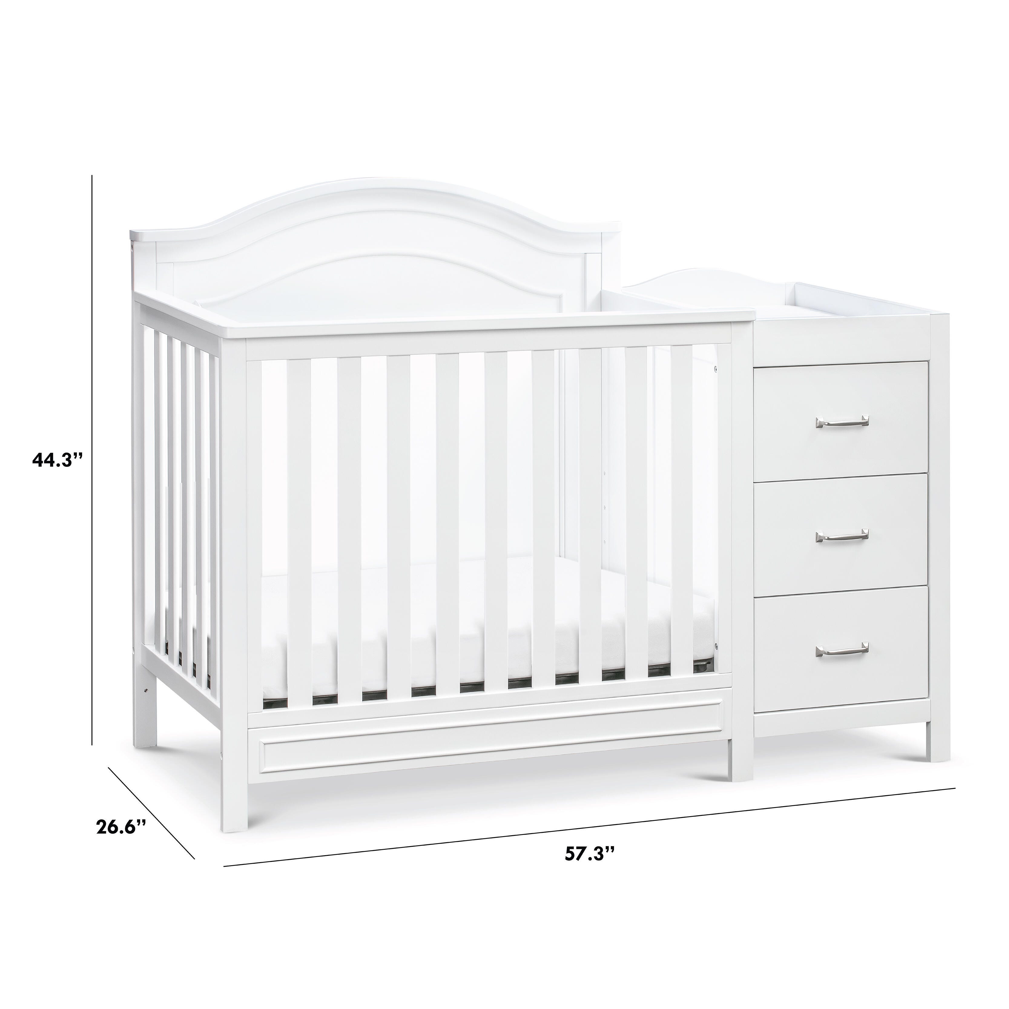 Davinci Charlie 4-in-1 Convertible Mini Crib & Changer, , large