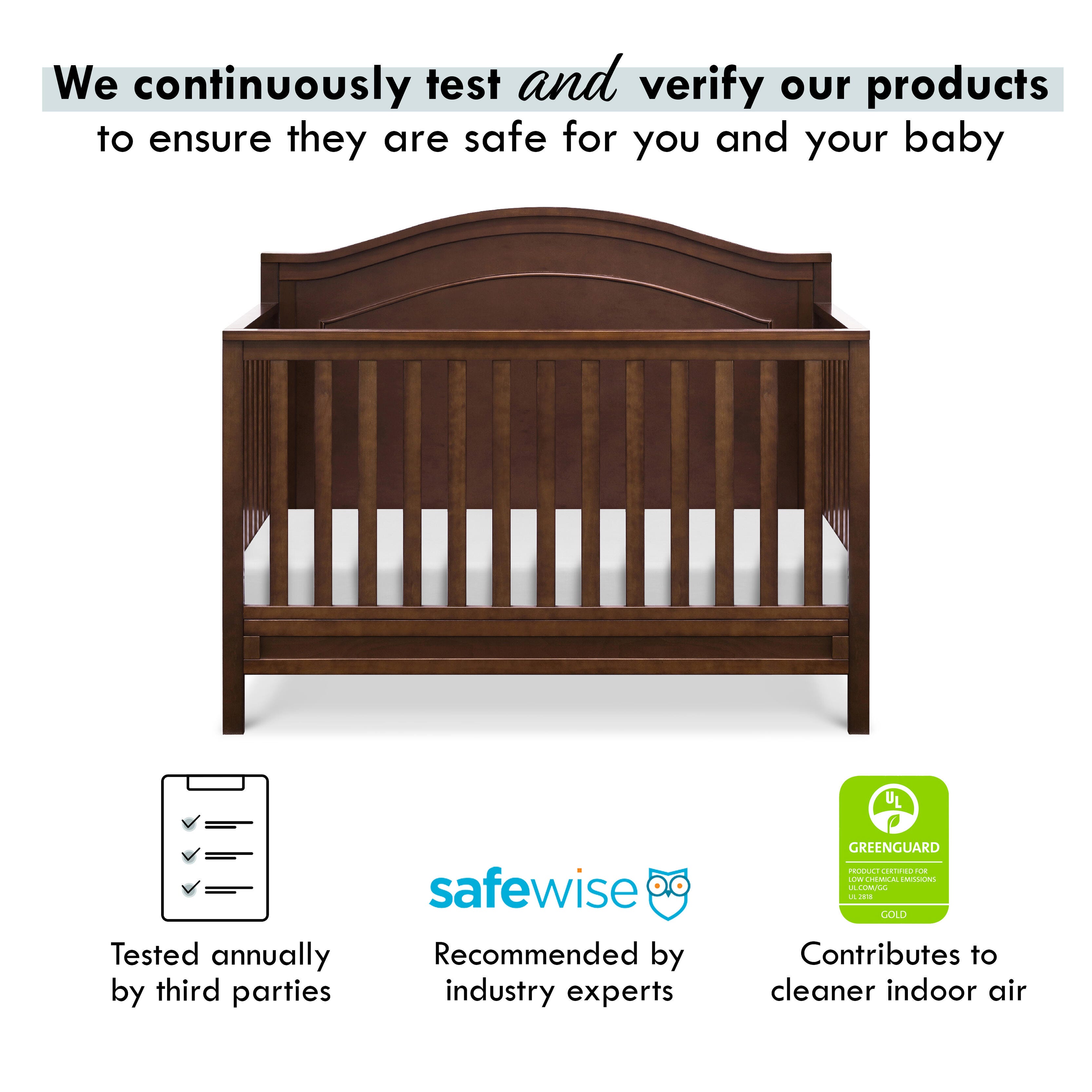 Davinci Charlie 4-in-1 Convertible Crib, , large