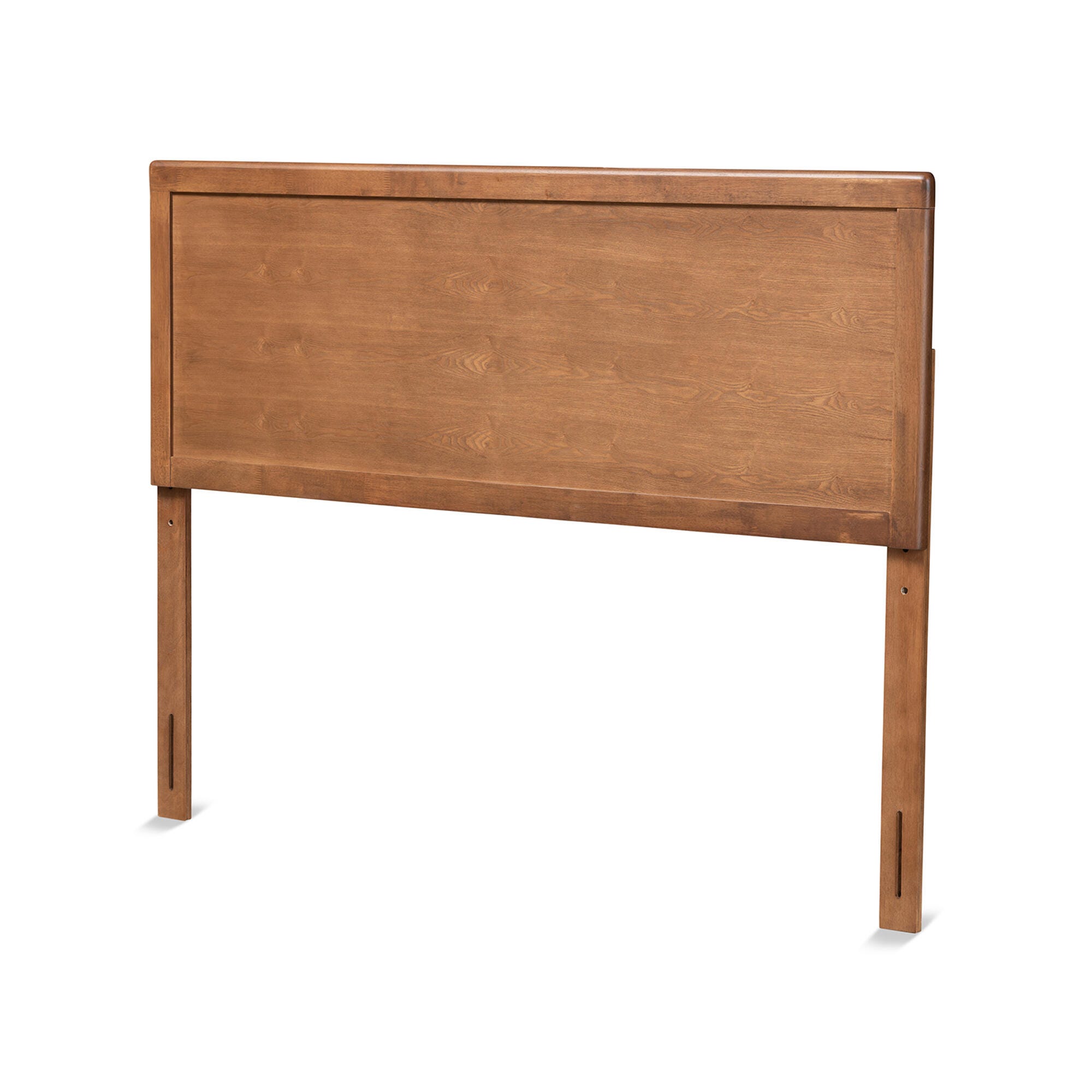 Baxton Studio Alan Modern and Contemporary Transitional Ash Walnut Finished Wood Full Size Headboard, Ash Walnut, large
