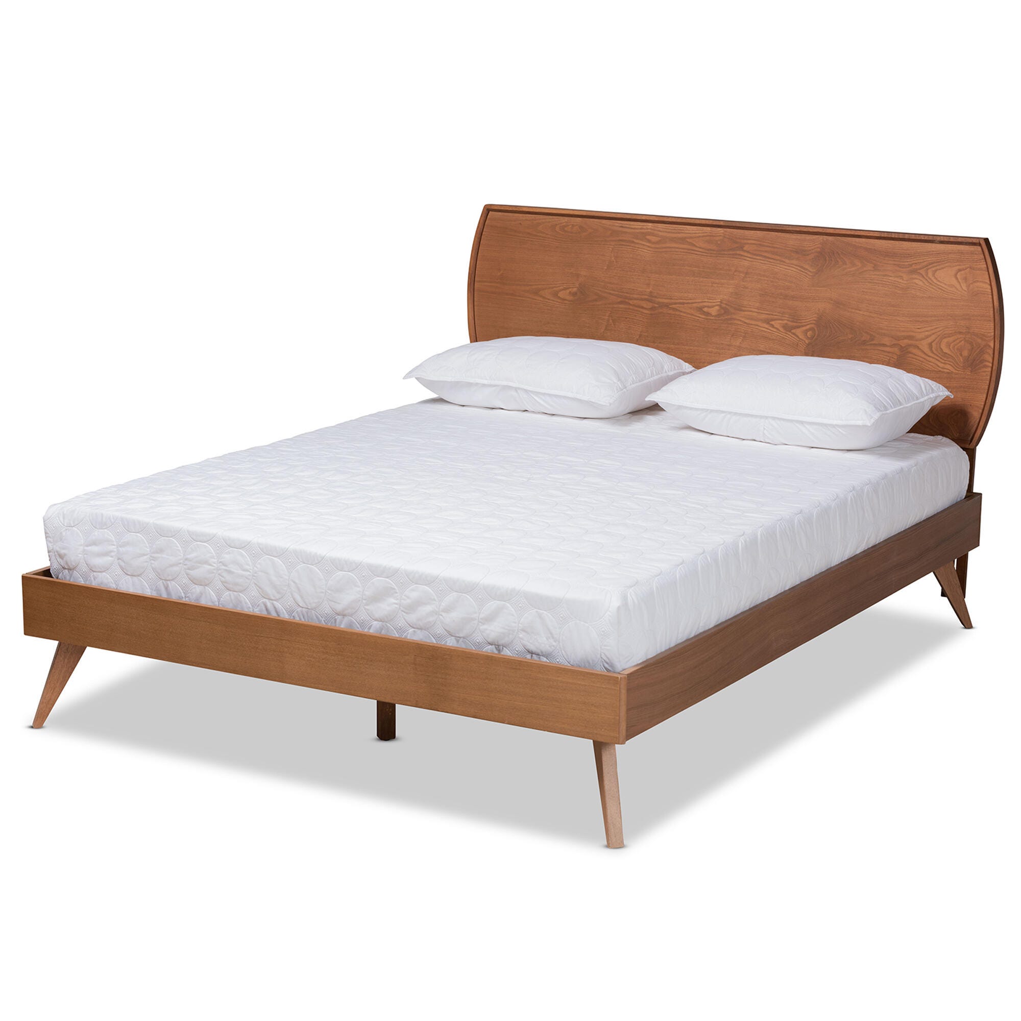 Baxton Studio Aimi Wood King Size Platform Bed | Ashley