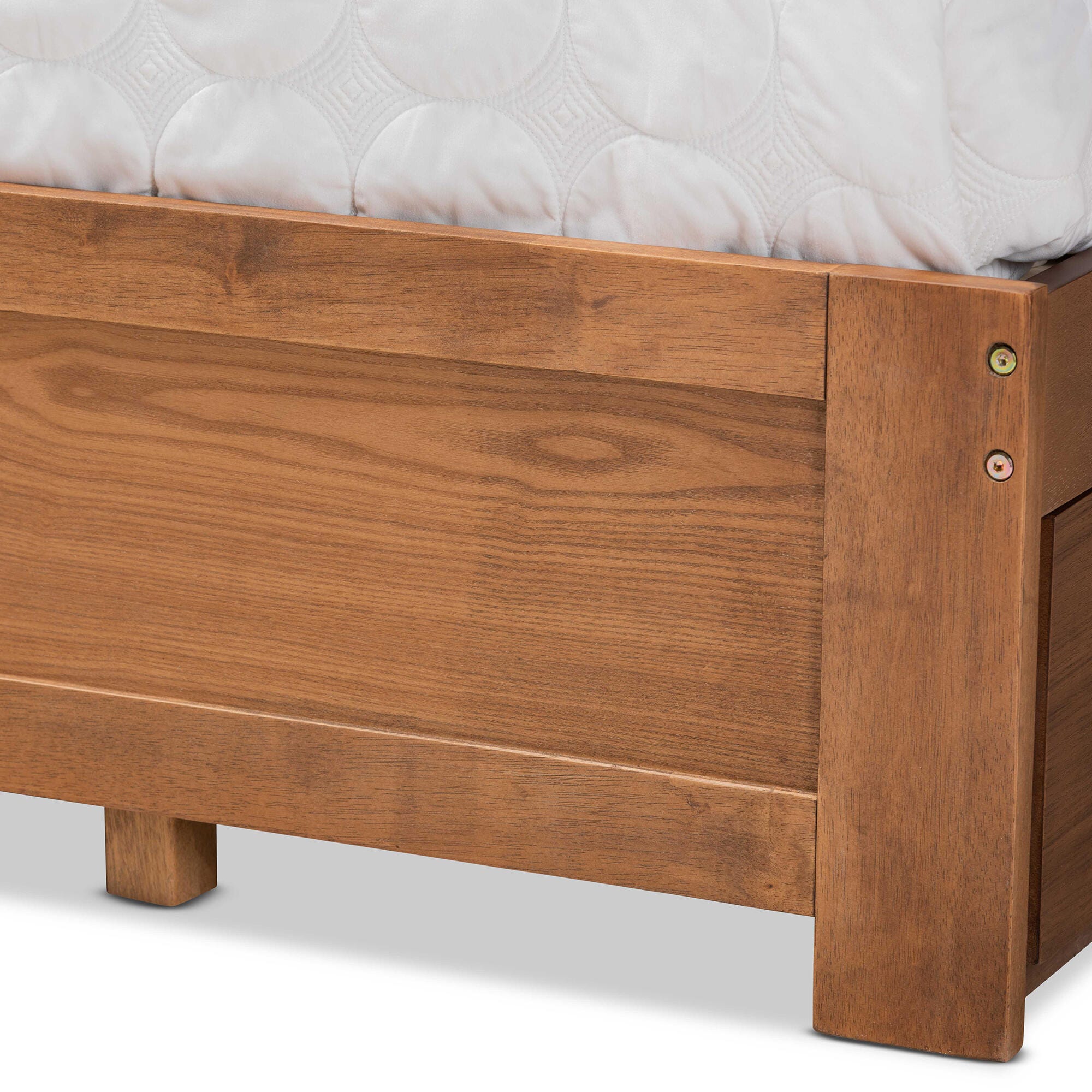 Baxton Studio Aras King Platform Bed With Storage, , large
