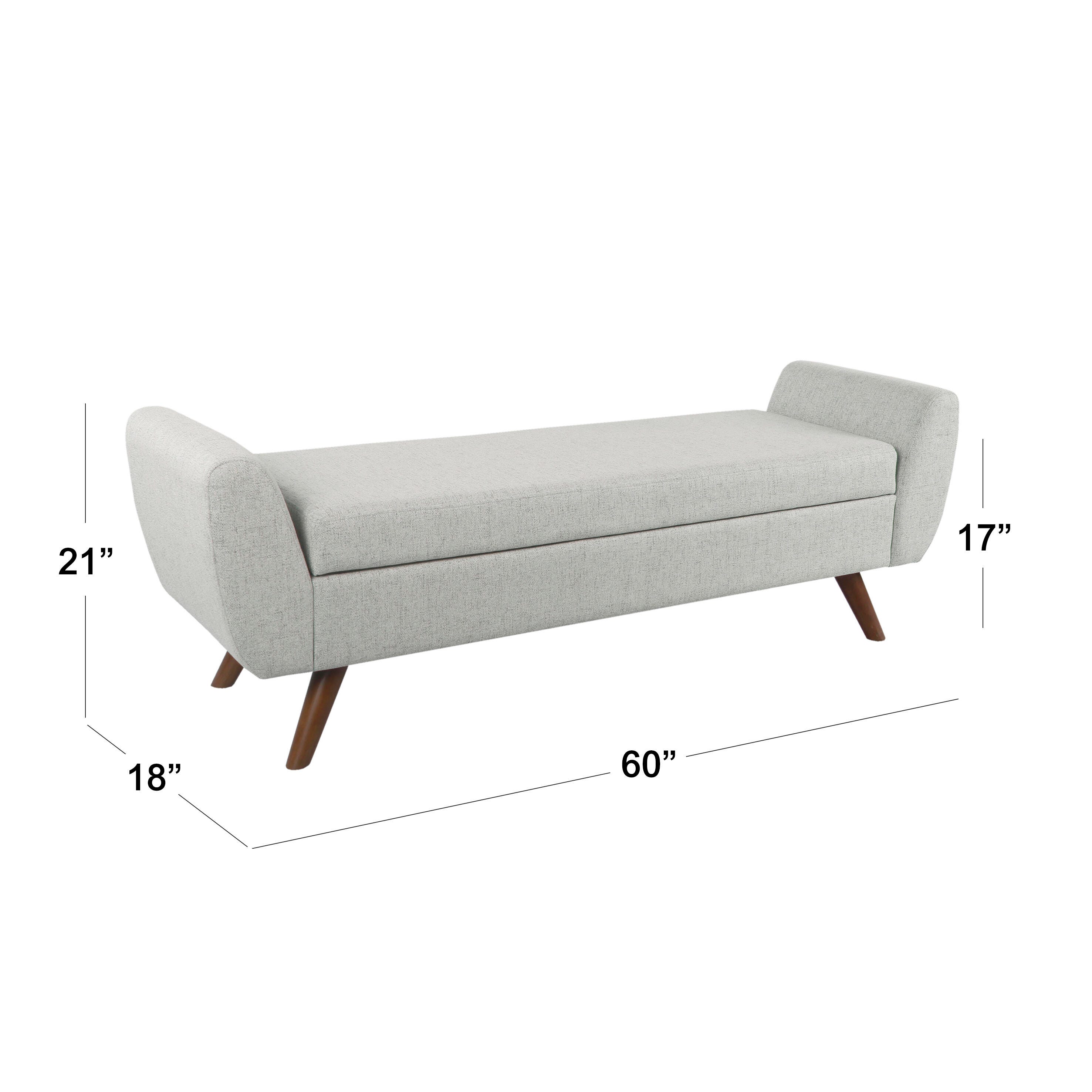 HomePop End of Bed Bench, , large