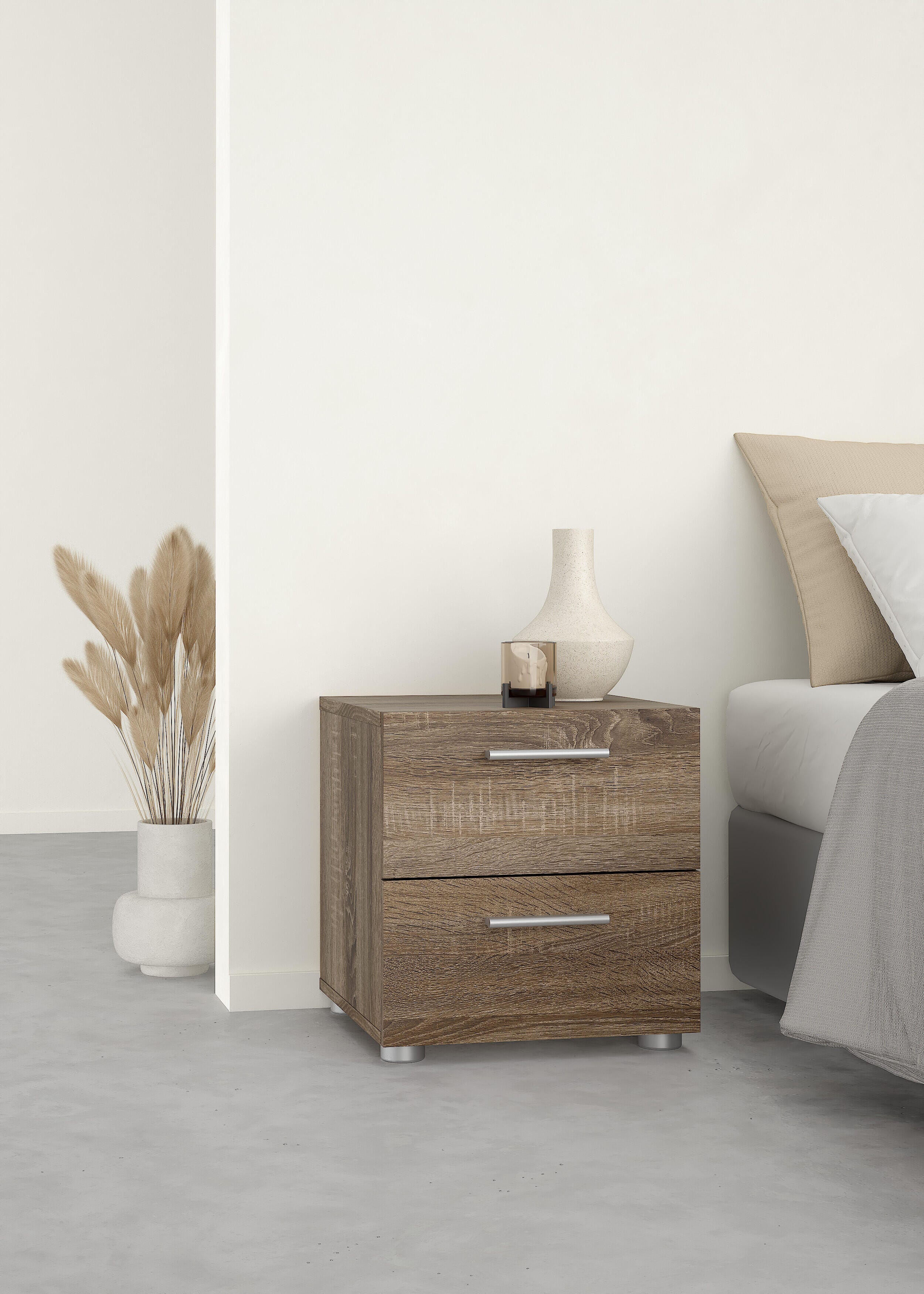 Tvilum Austin 16" 2 Drawer Nightstand