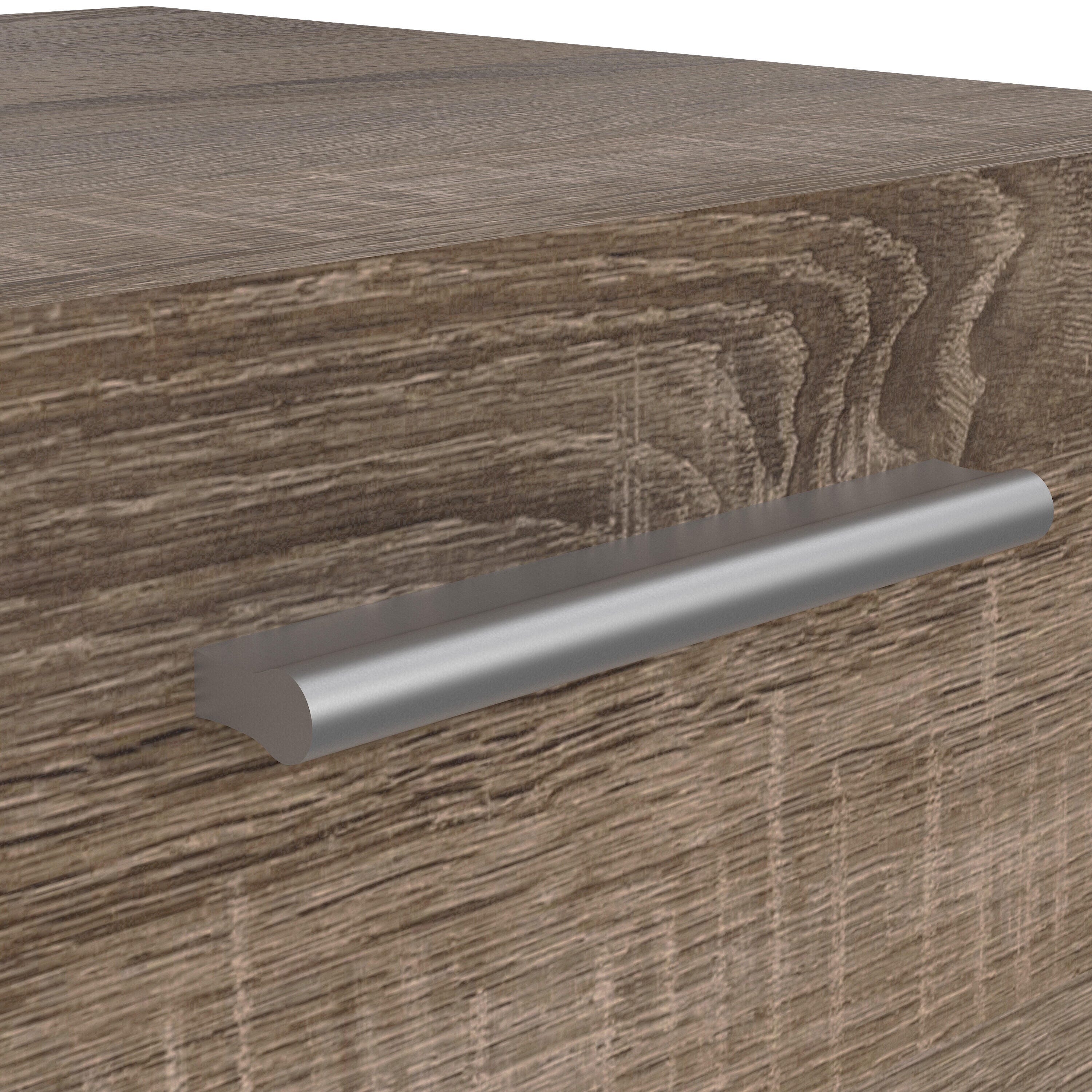 Tvilum Austin 16" 2 Drawer Nightstand, Truffle Oak, large