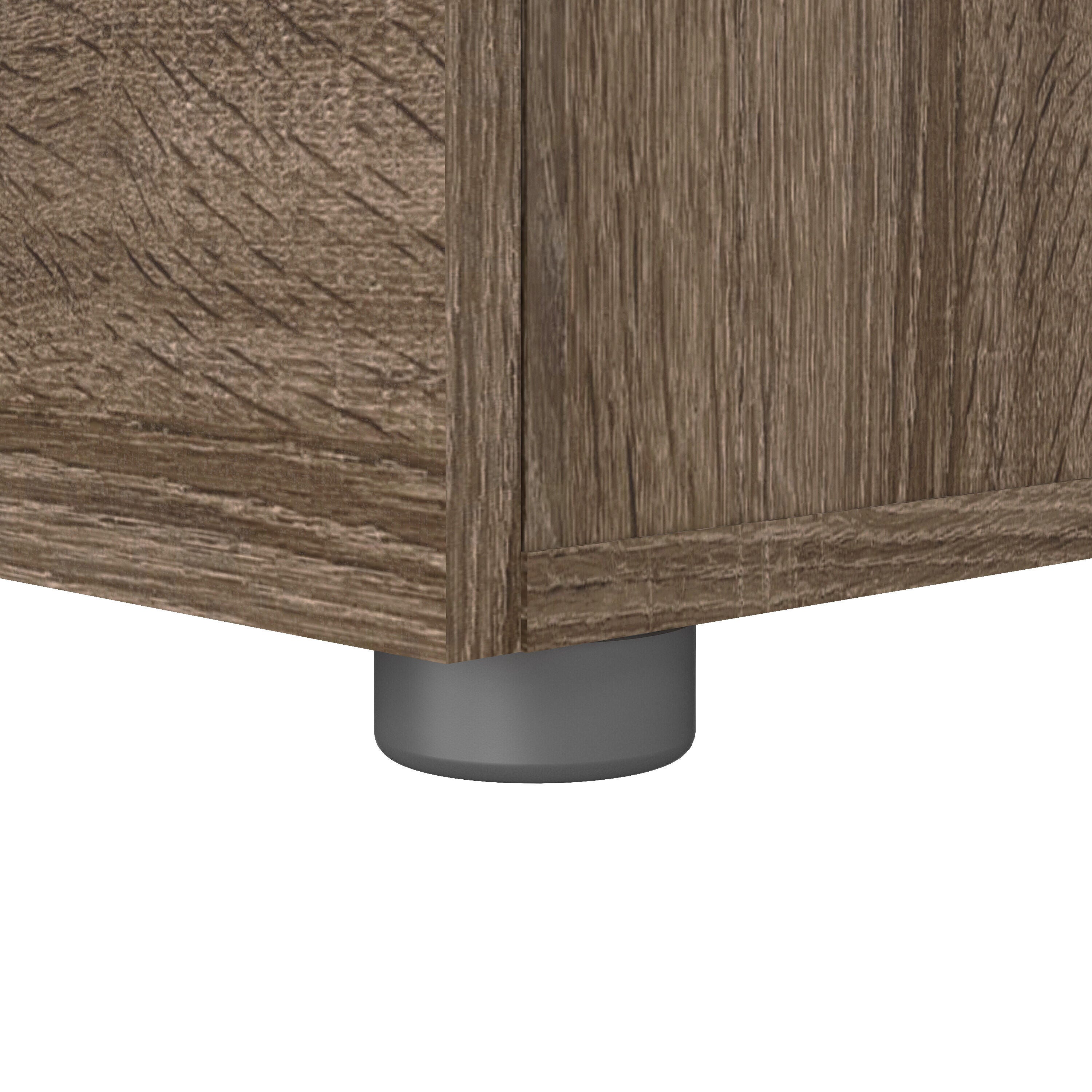 Tvilum Austin 16" 2 Drawer Nightstand, Truffle Oak, large