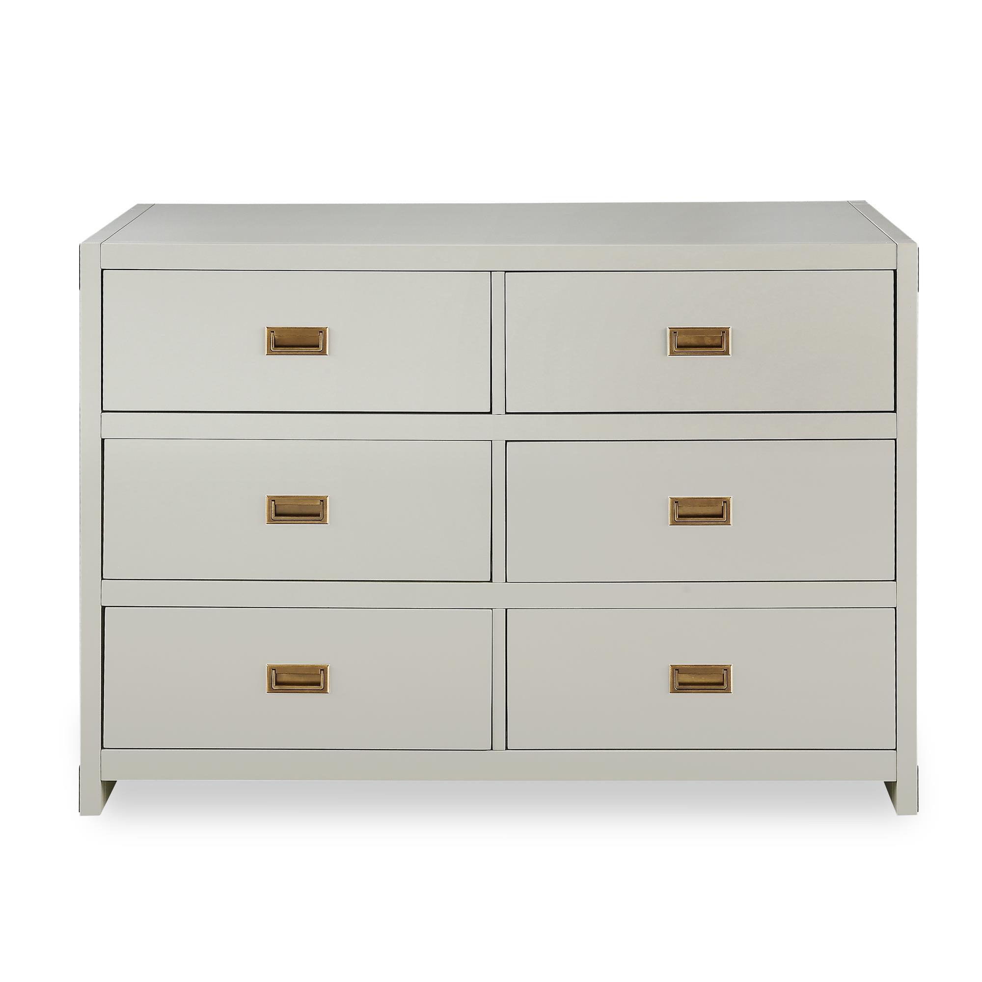 Baby Relax Frances 6-Drawer Dresser, Graphite Gray, large