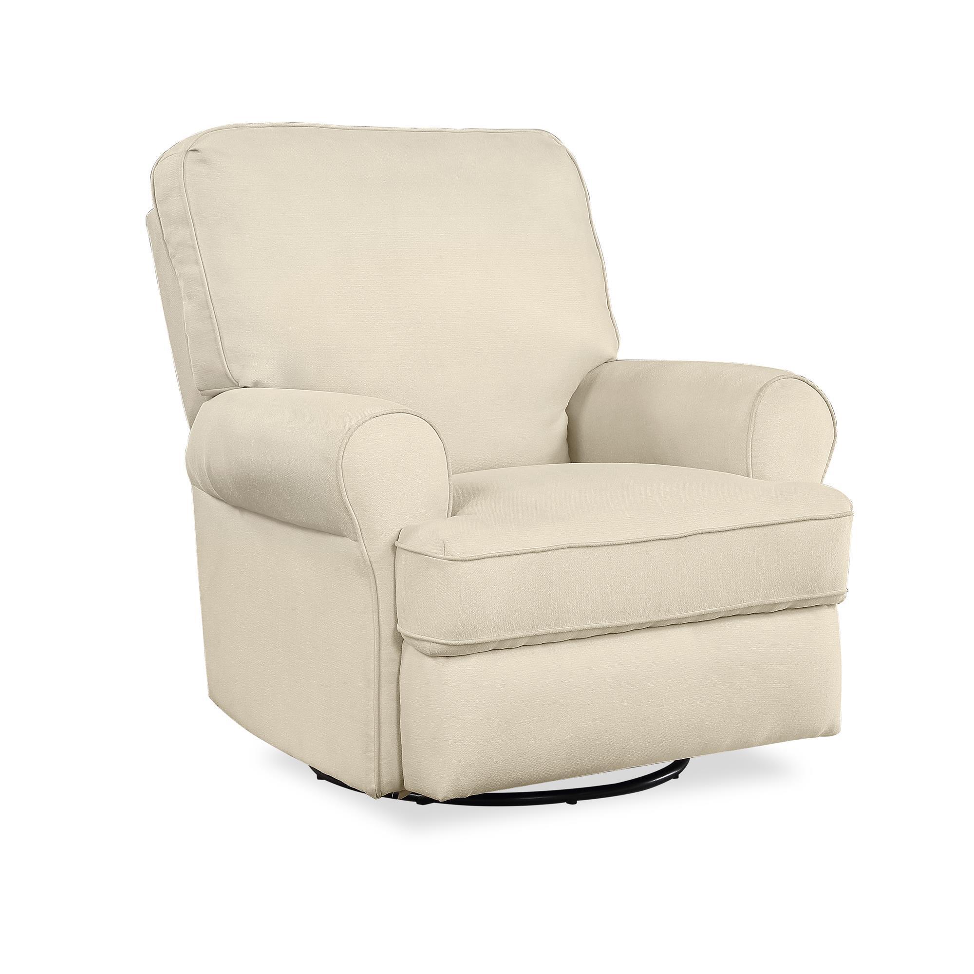 Baby Relax Mabel Swivel Gliding Nursery Recliner, Beige, large