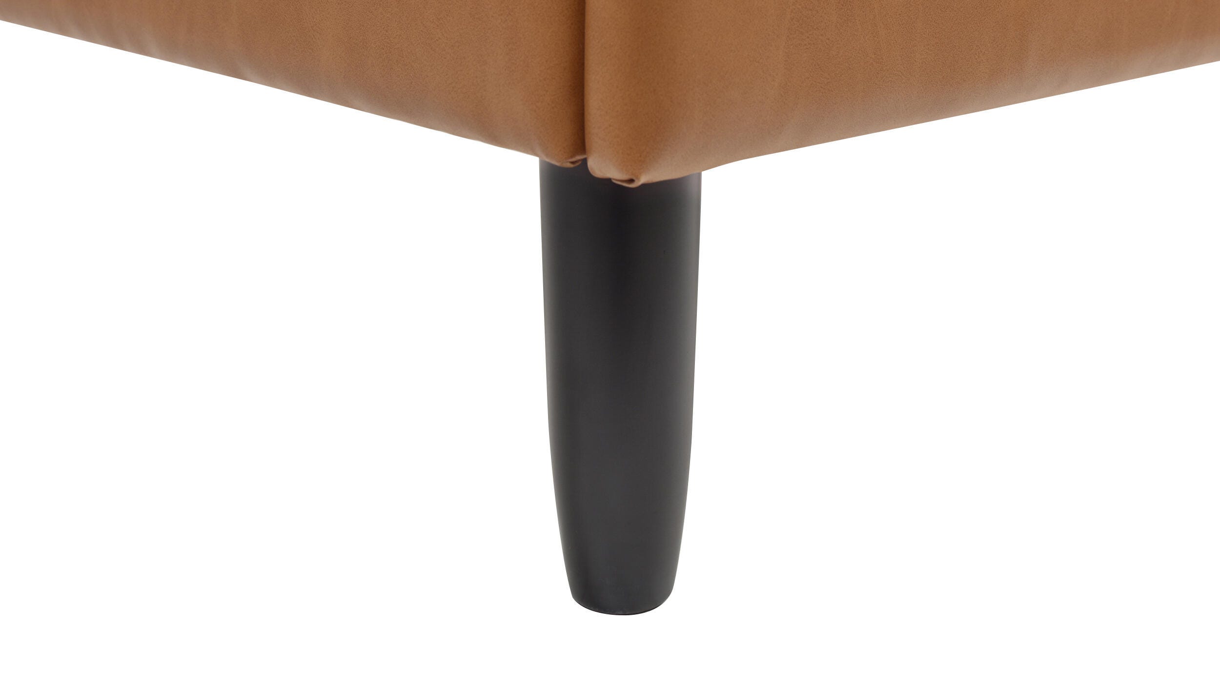 Jennifer Taylor Home Aspen Aspen Vertical Tufted Headboard Platform King Bed, Caramel Tan Brown, large