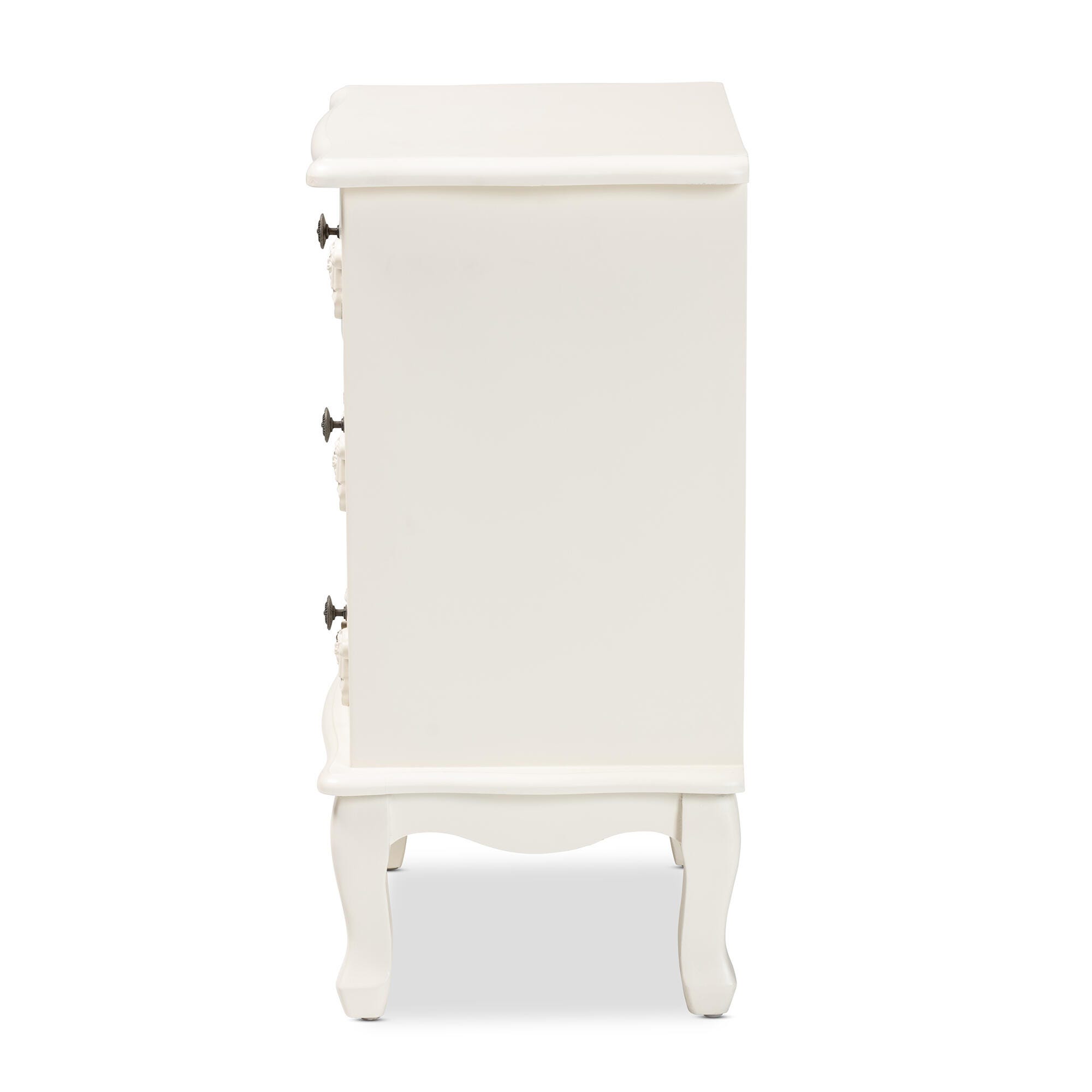 Baxton Studio Callen 3-Drawer Nightstand, , large