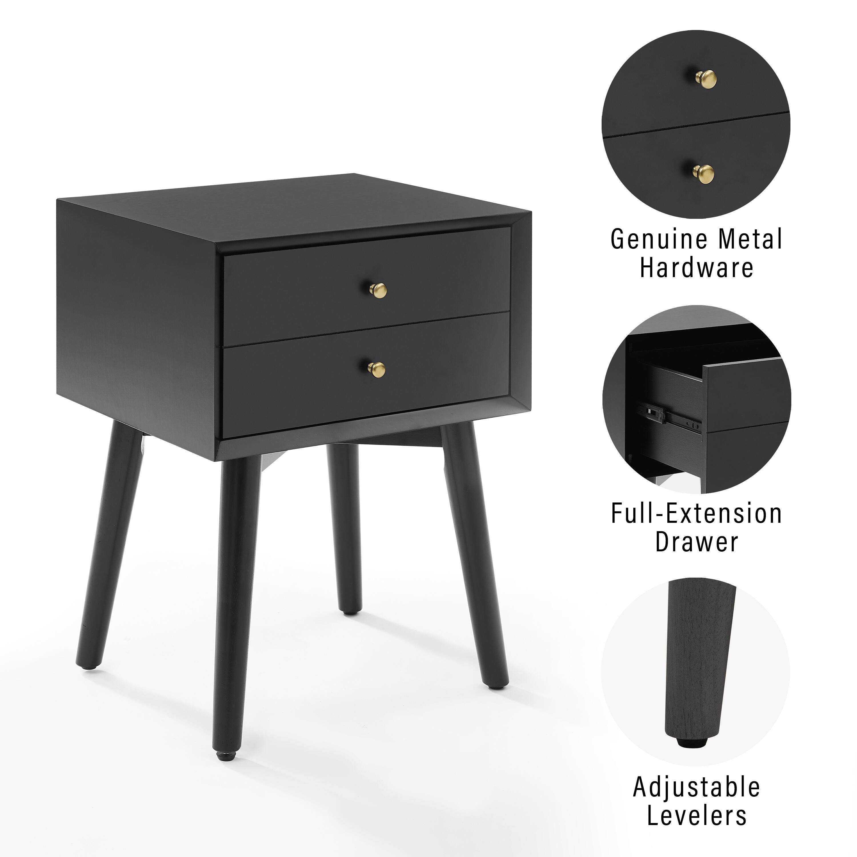 Crosley Furniture Landon 18" 1 Drawer Nightstand, , large