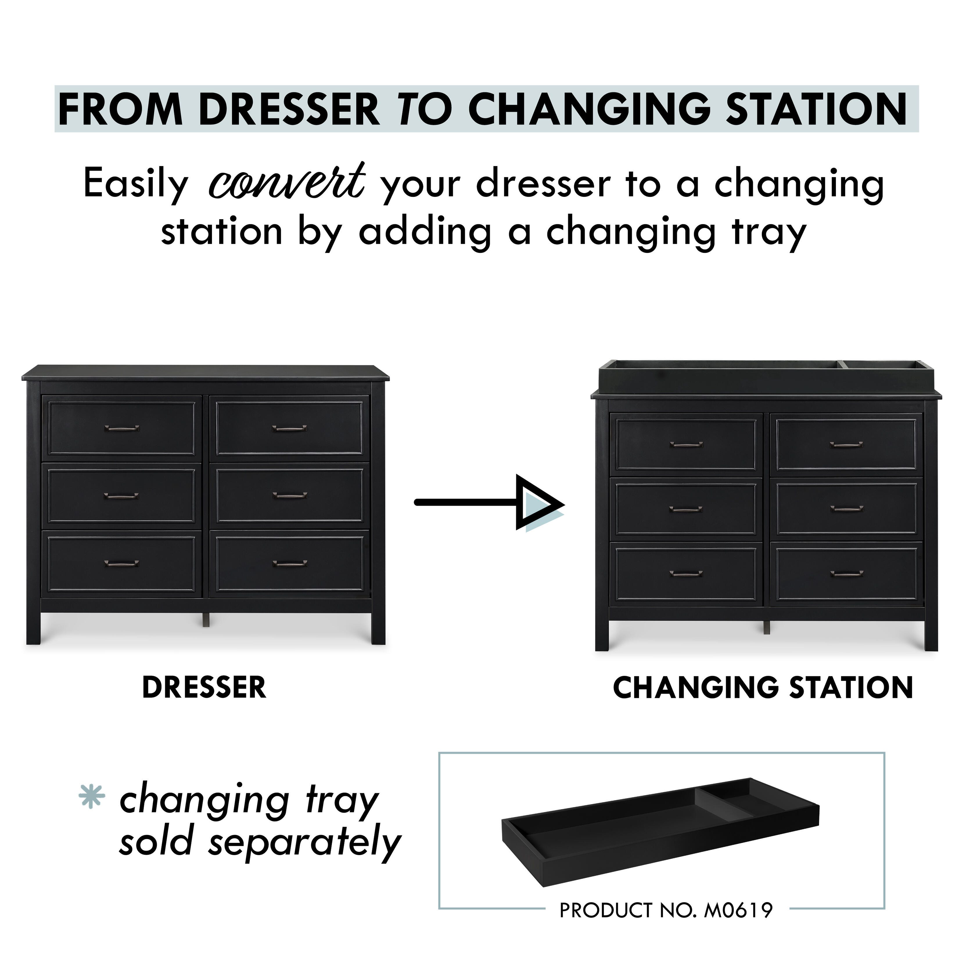 Charlie 6-Drawer Double Dresser, Ebony, large