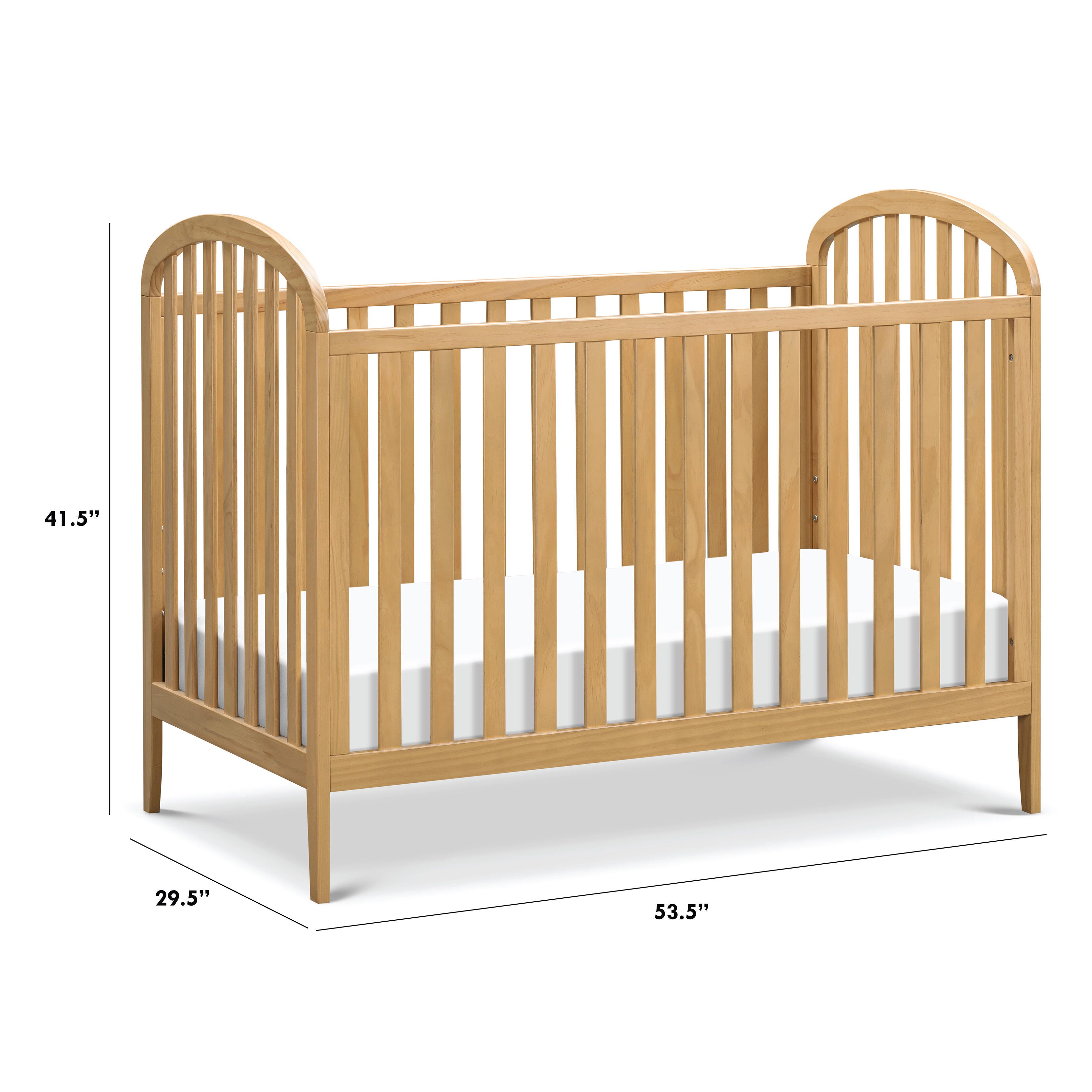 Beau 3-in-1 Convertible Crib 3-in-1 Convertible Crib, Honey, large