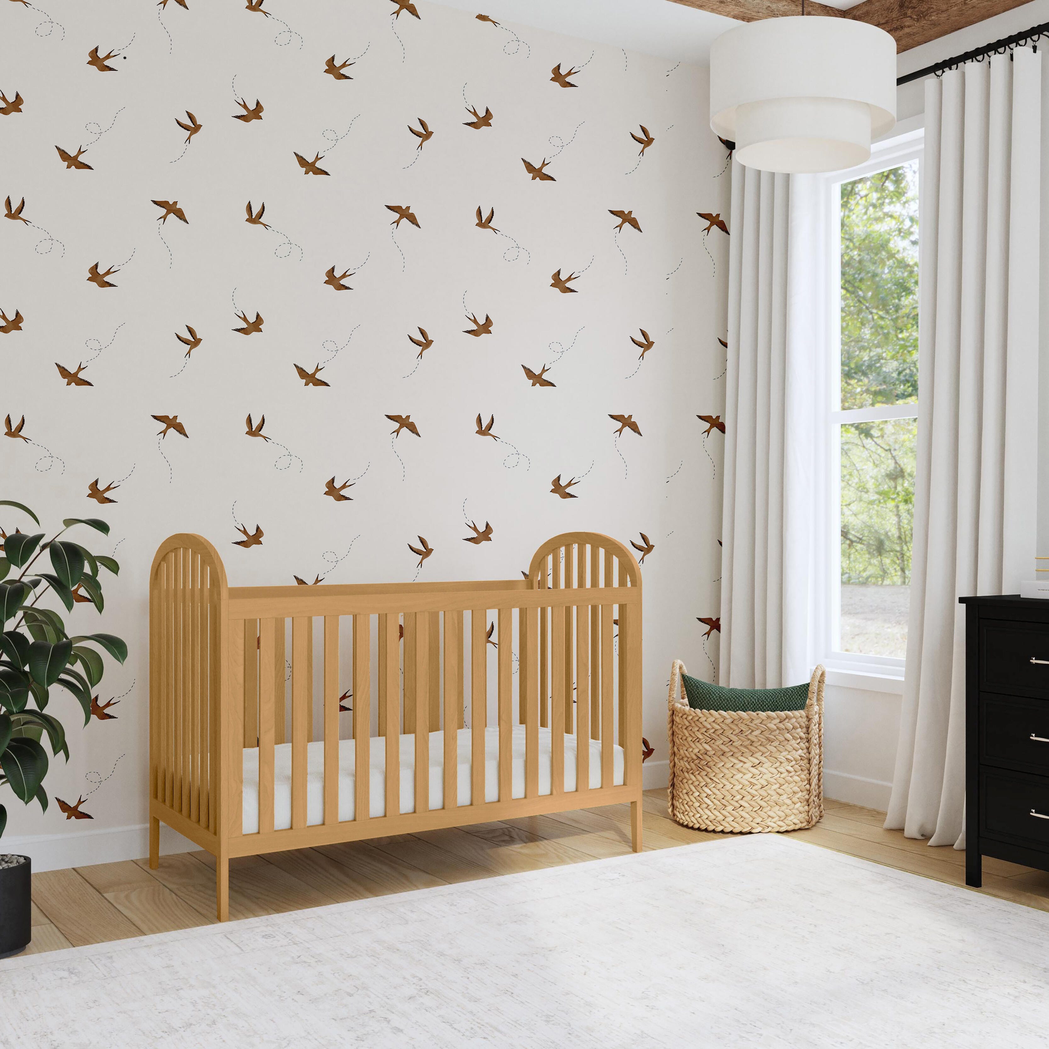 Beau 3-in-1 Convertible Crib 3-in-1 Convertible Crib, Honey, large