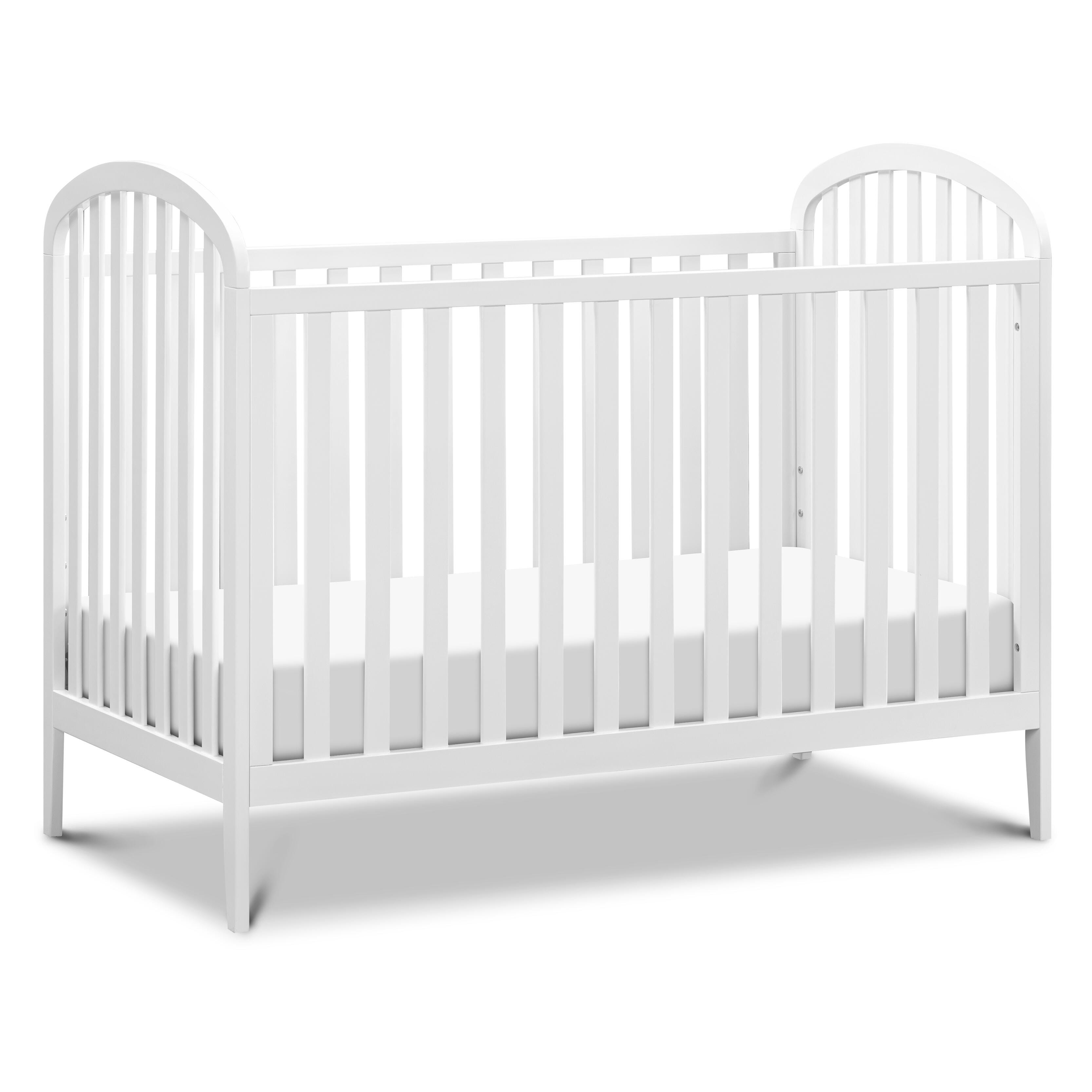 Beau 3-in-1 Convertible Crib, White, large