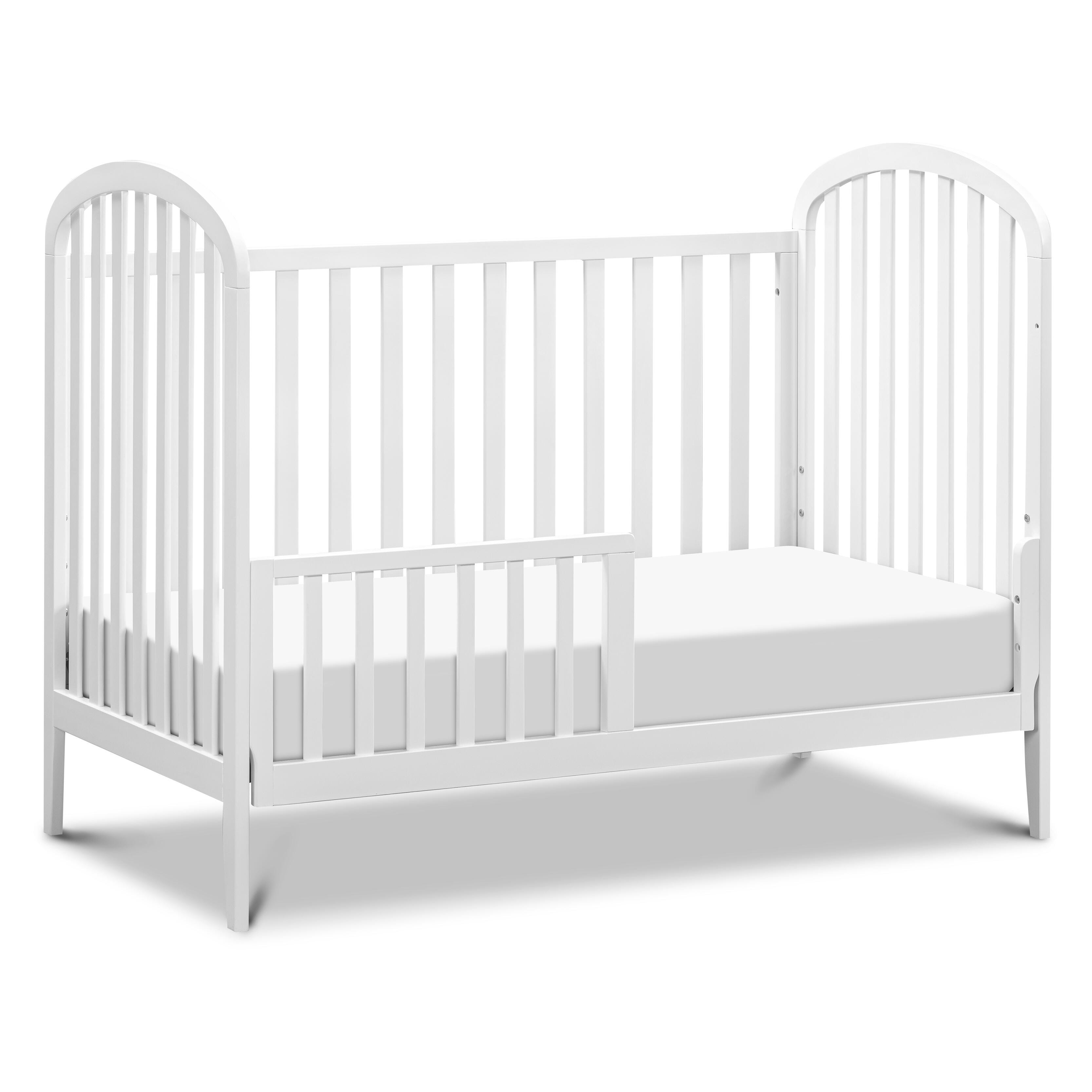 Beau 3-in-1 Convertible Crib, White, large