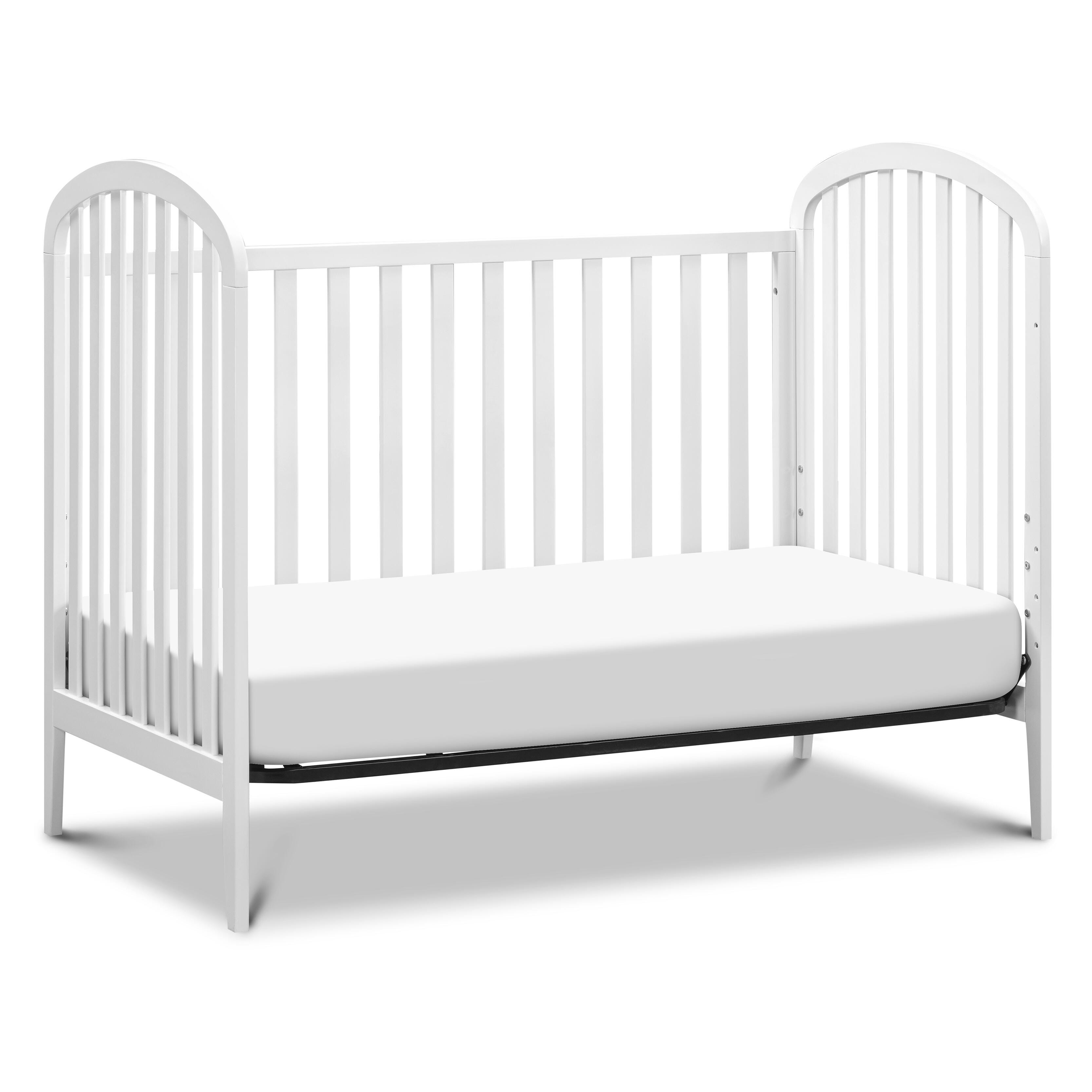 Beau 3-in-1 Convertible Crib, White, large