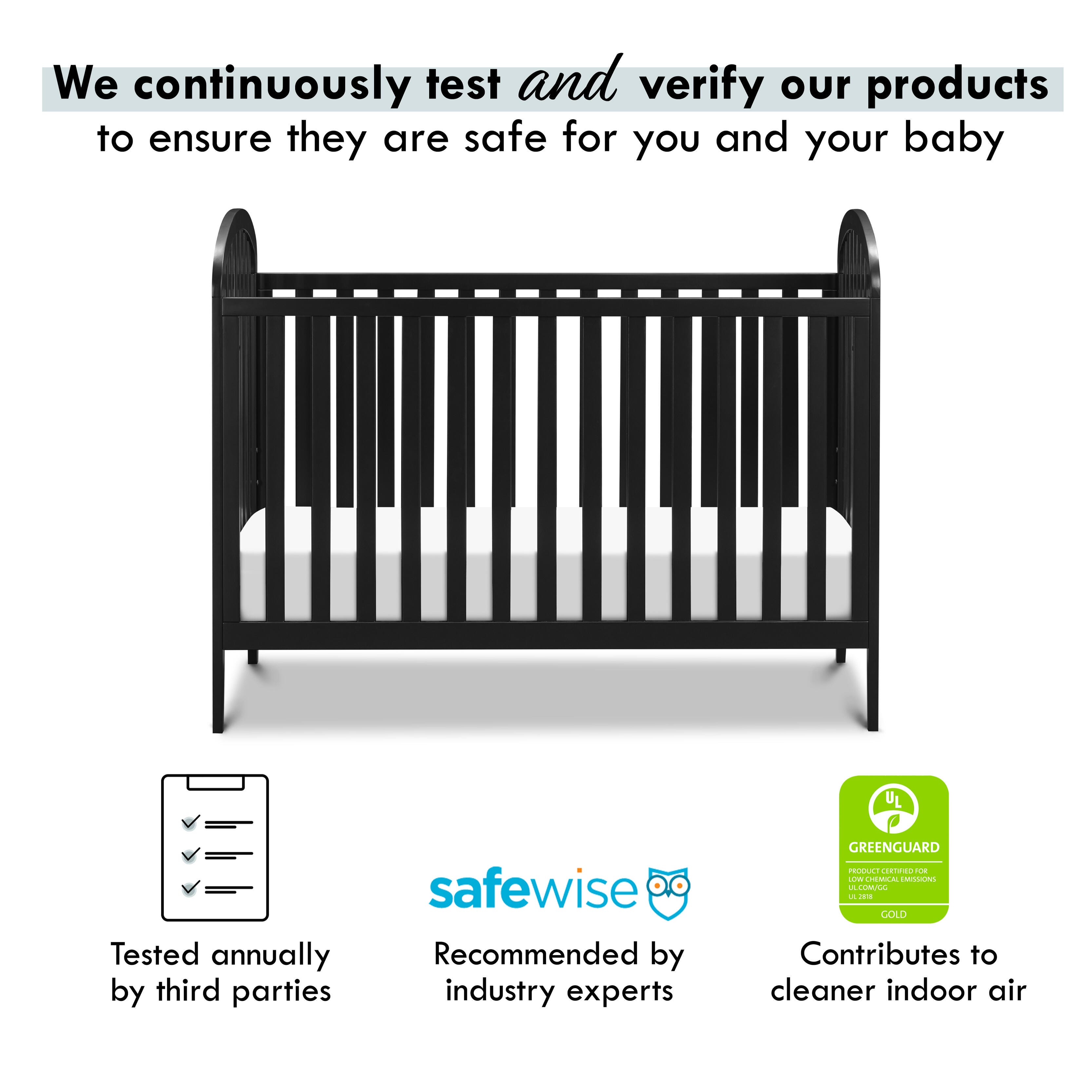 Beau 3-in-1 Convertible Crib, , large