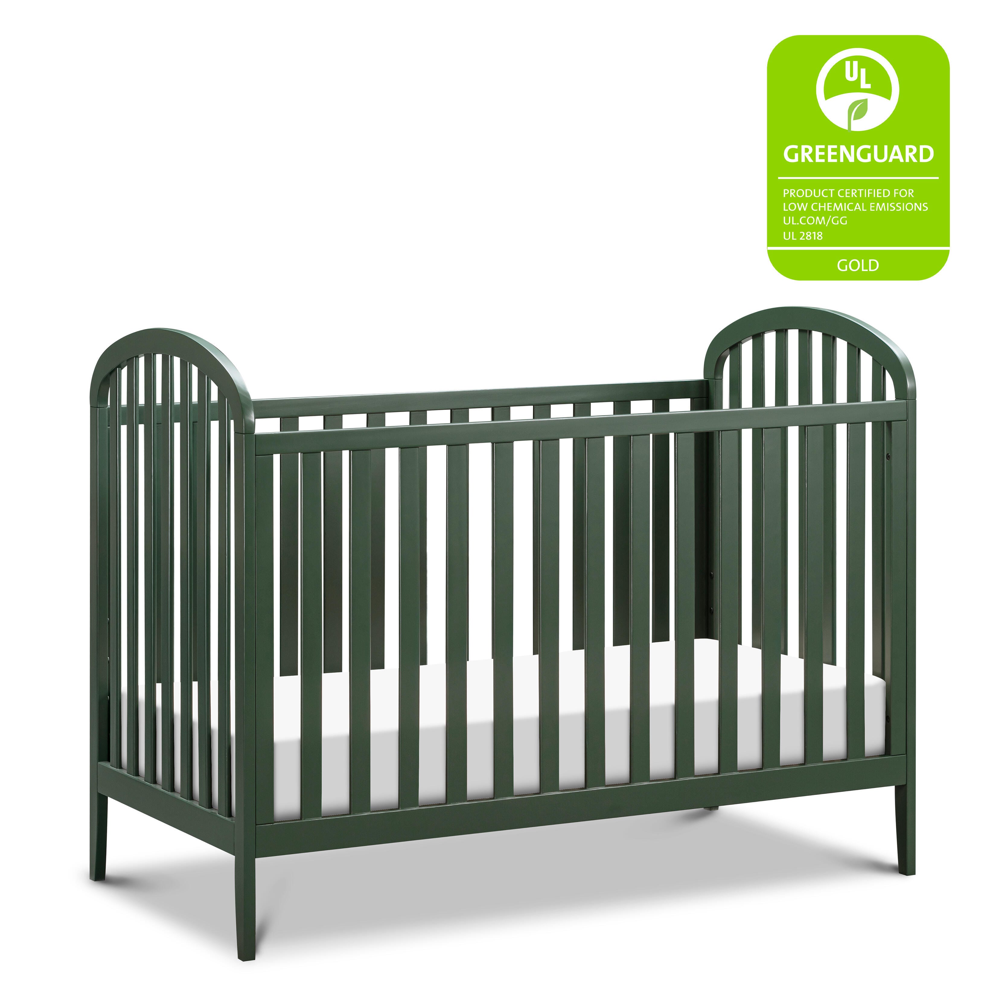 Beau 3-in-1 Convertible Crib, Forest Green, large