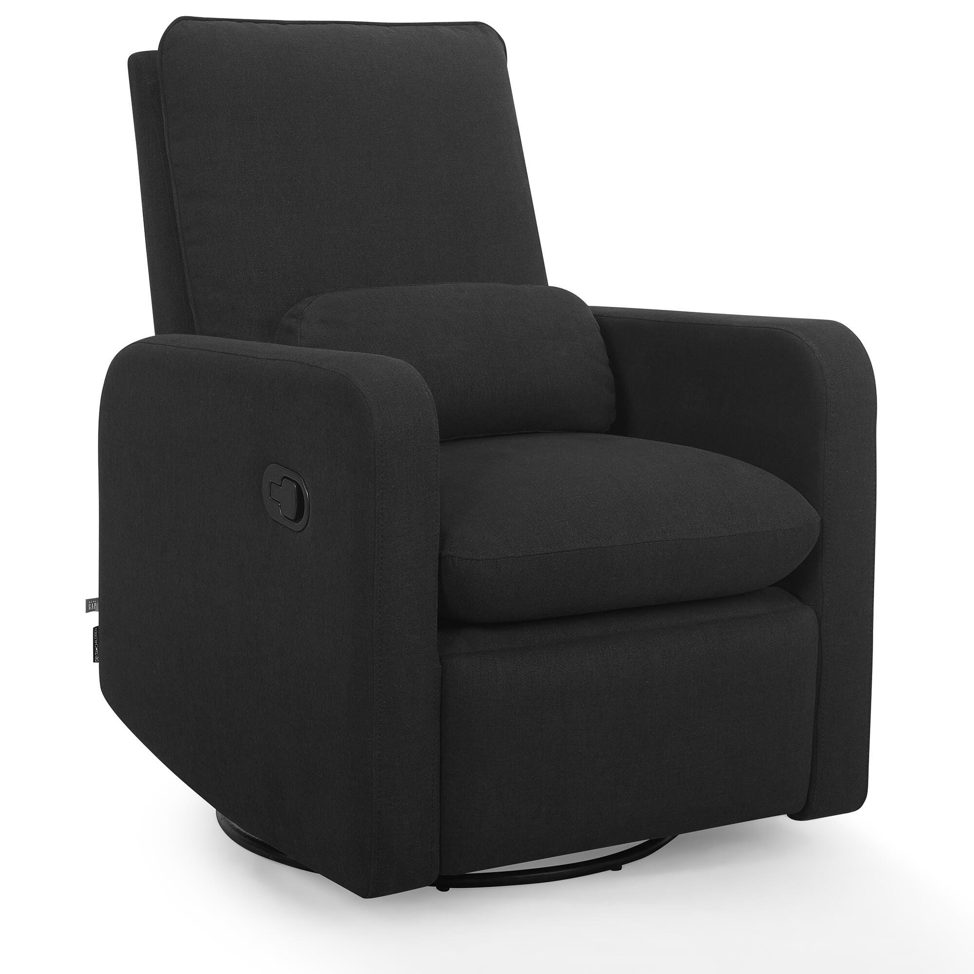 babyGap by Delta Children Cloud Recliner, Jet Black, large