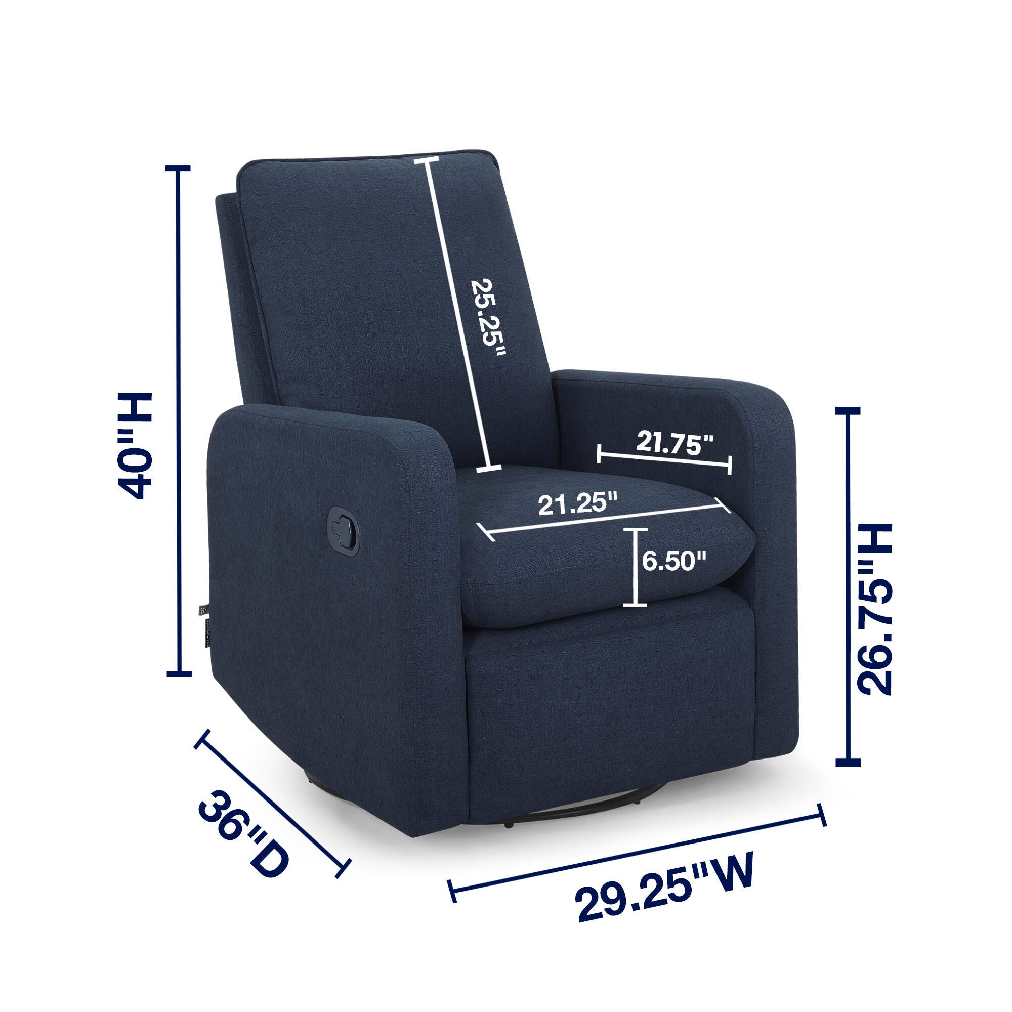 babyGap by Delta Children Cloud Recliner, Sailor, large