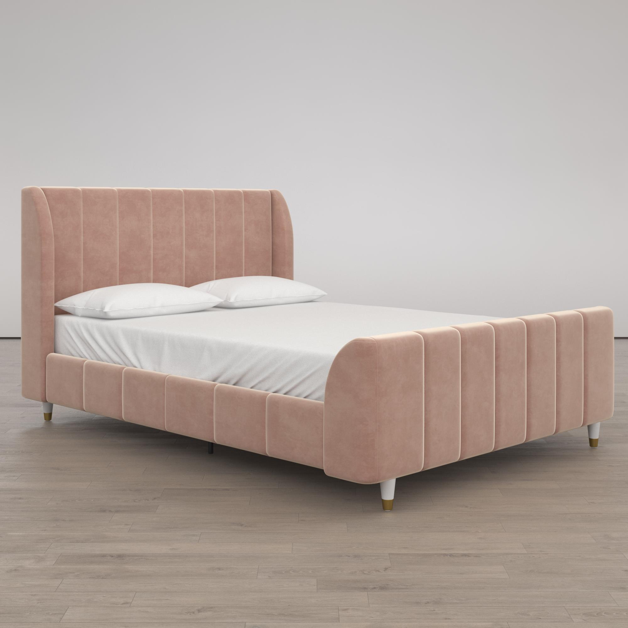 Little Seeds Valentina Full Upholstered Bed, , large