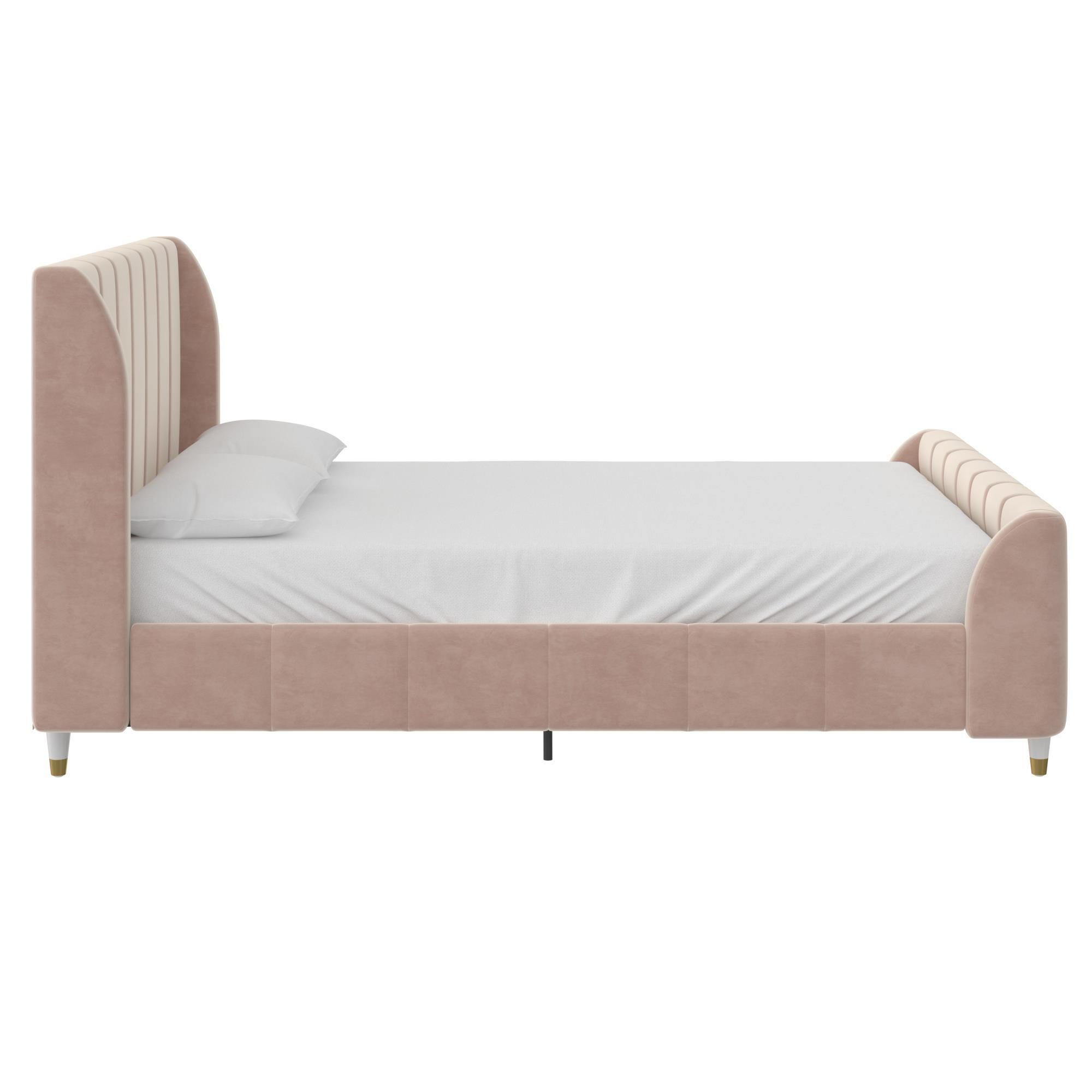 Little Seeds Valentina Full Upholstered Bed, , large