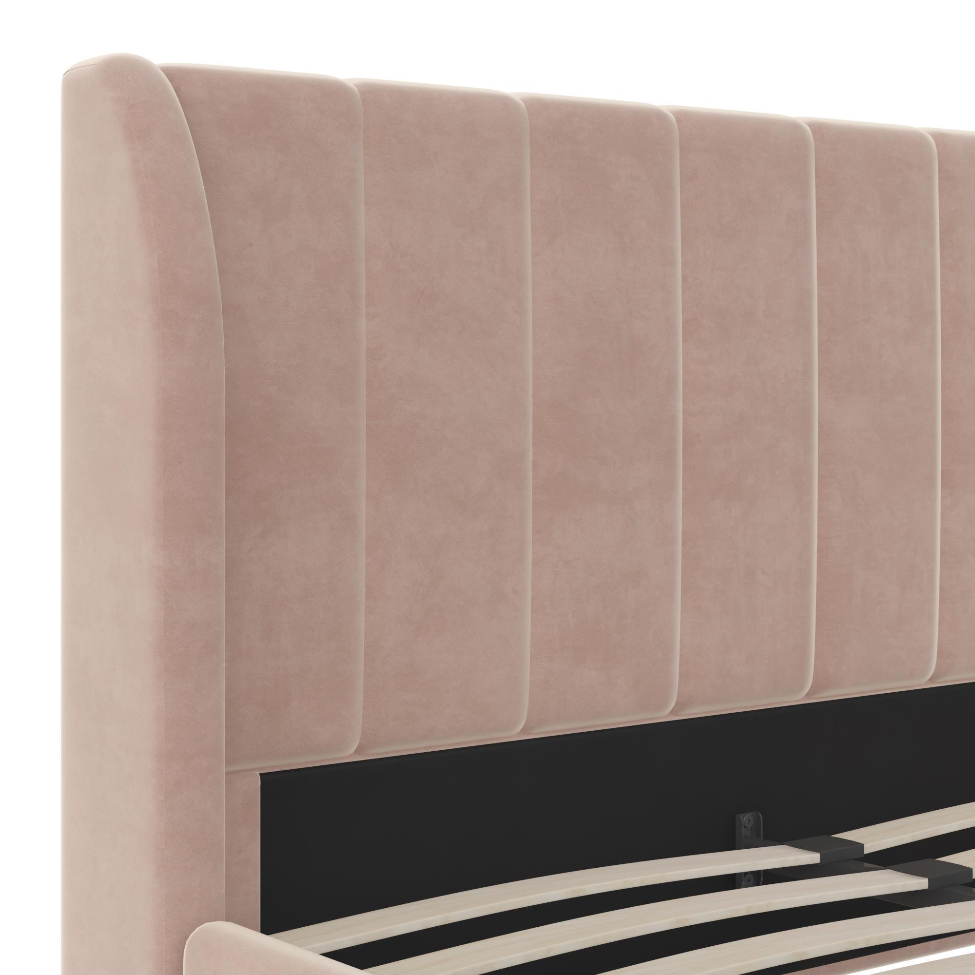 Little Seeds Valentina Full Upholstered Bed, , large