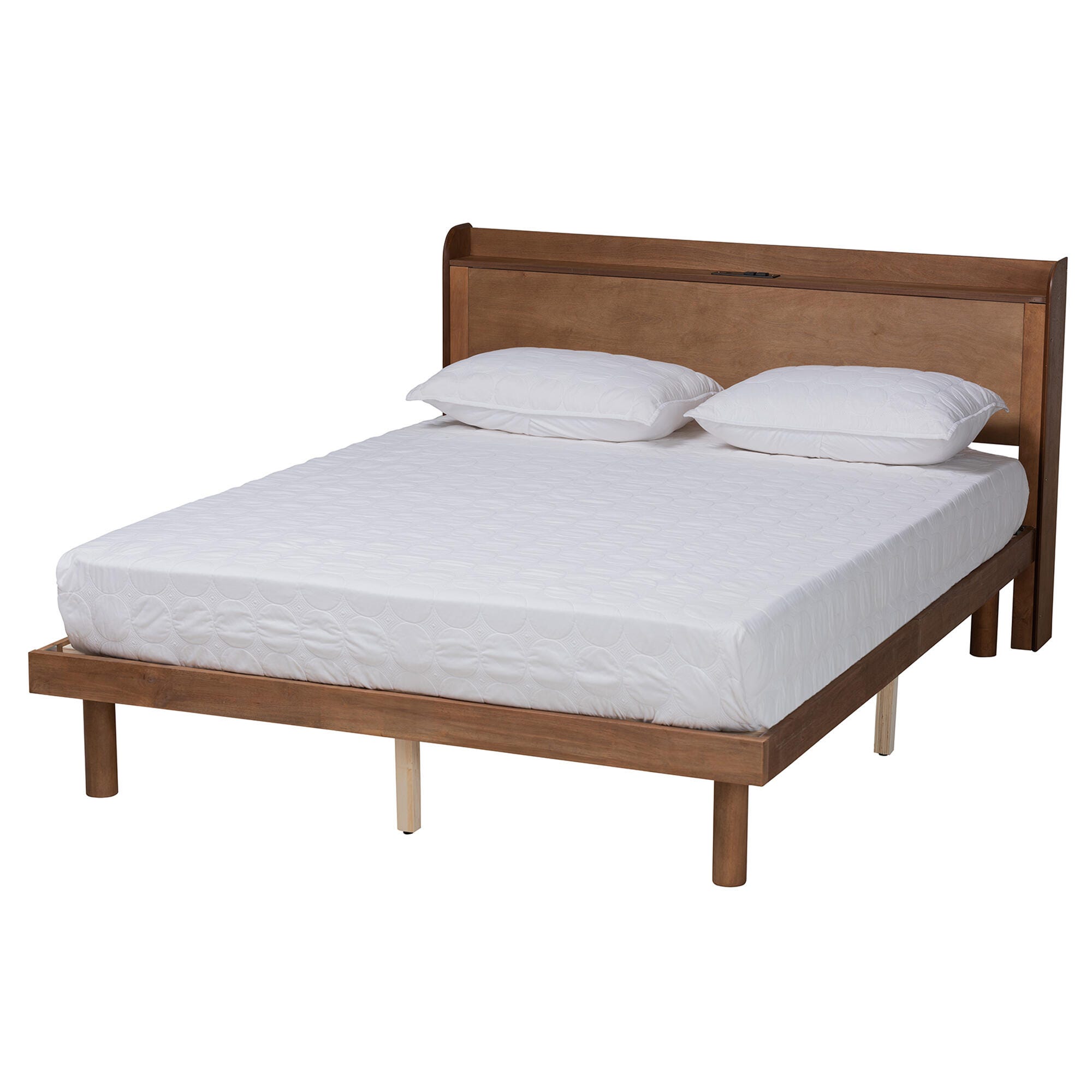 Baxton Studio Aimi Wood King Size Platform Bed | Ashley