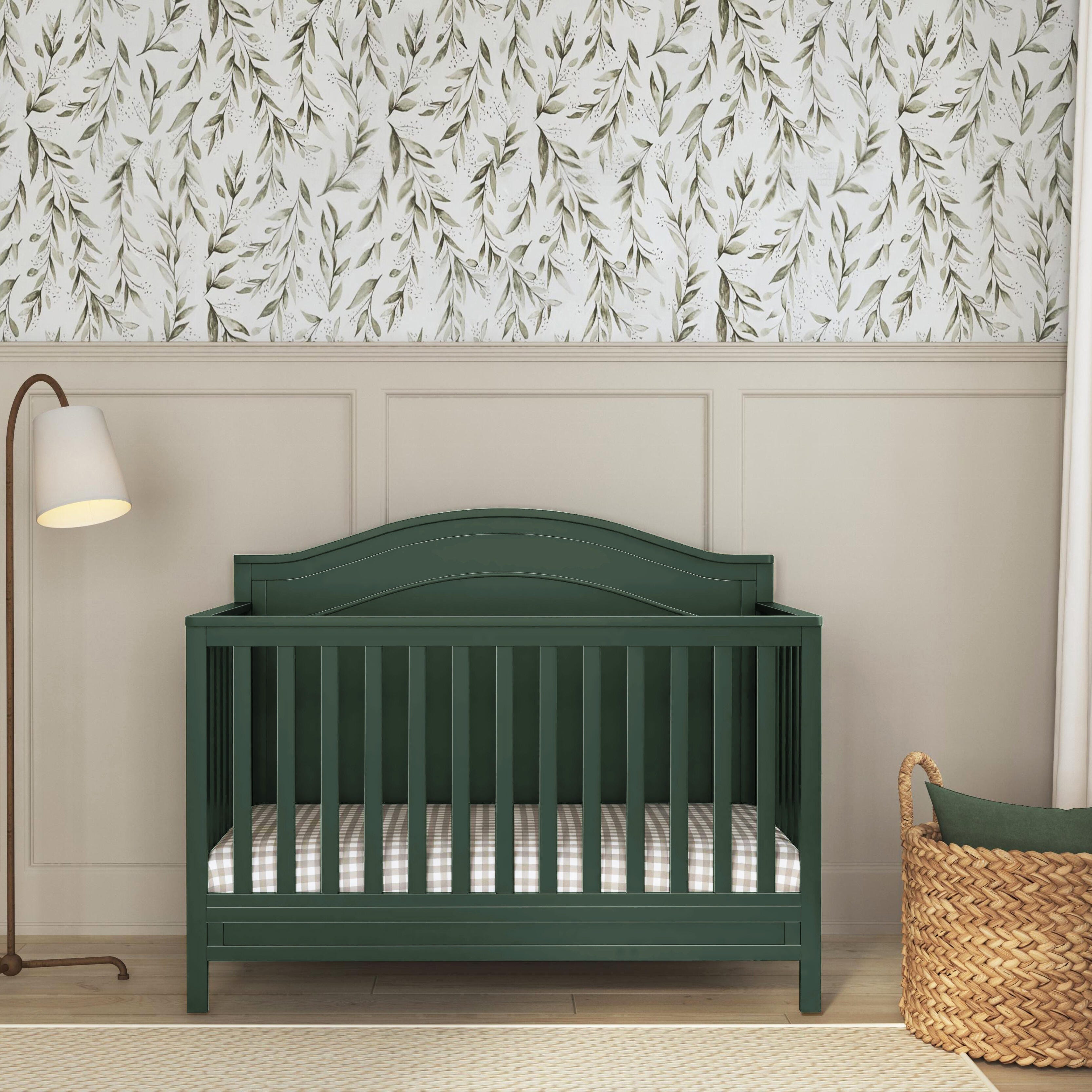 DaVinci Charlie 4-in-1 Convertible Crib, Forest Green, large