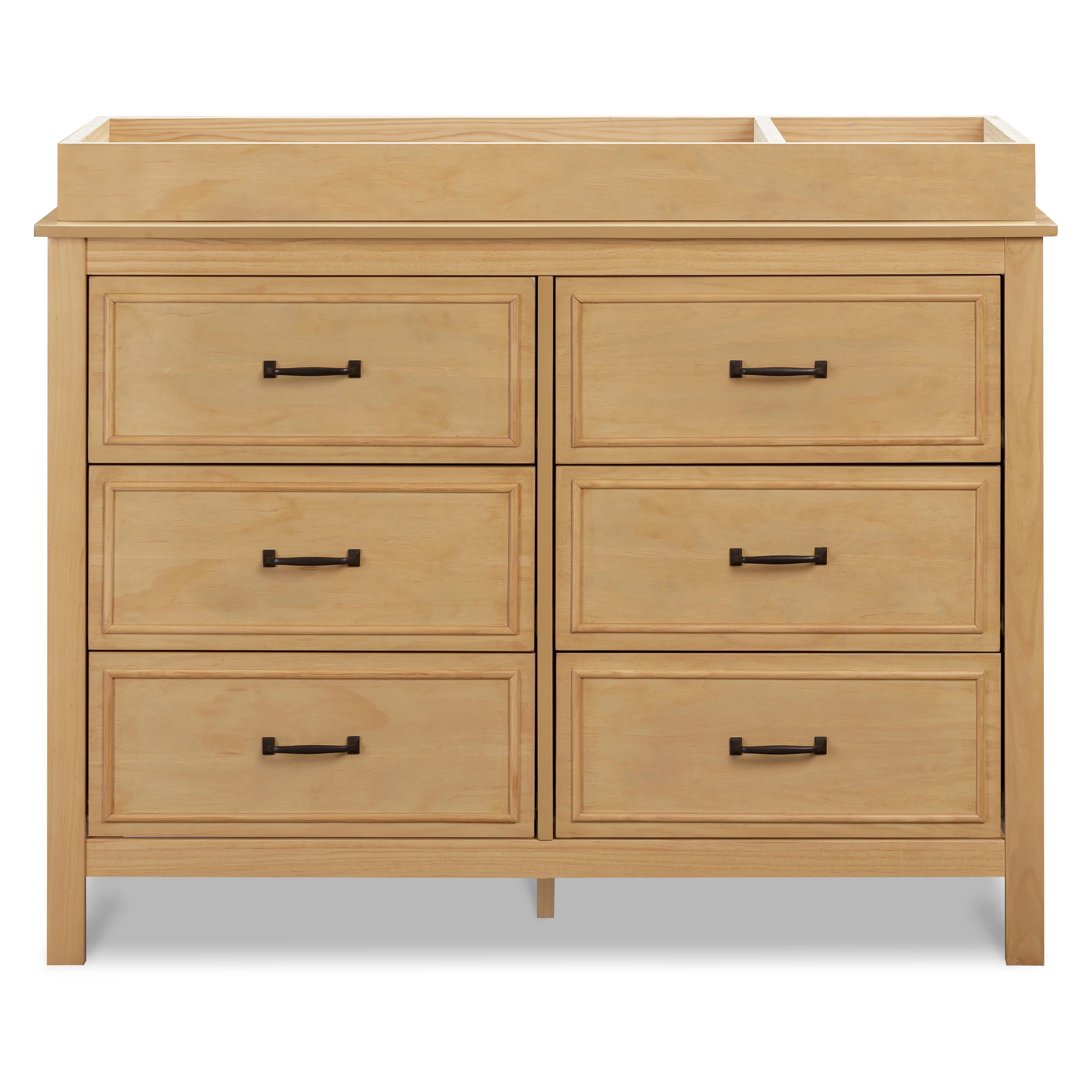 DaVinci Charlie 6-Drawer Double Dresser, Honey, large