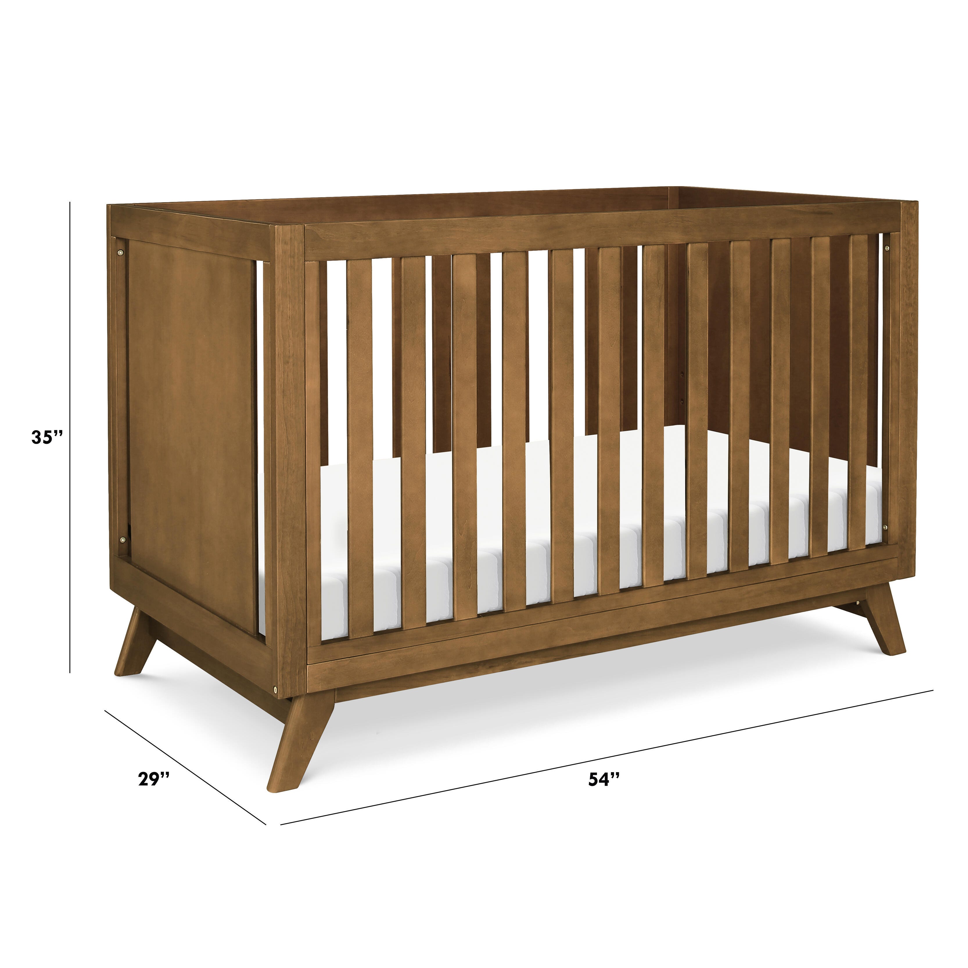 DaVinci Otto 3-in-1 Convertible Crib, Walnut, large