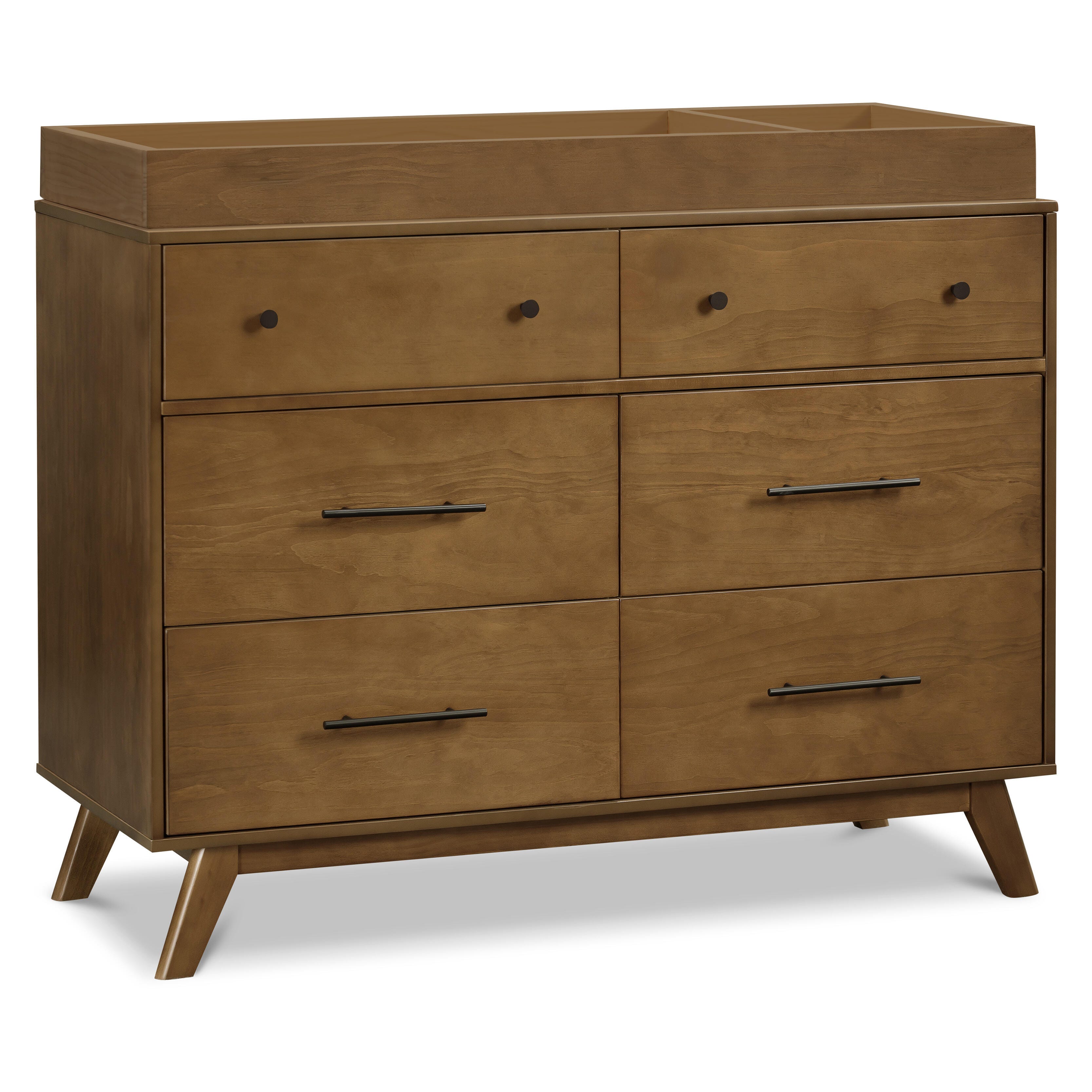 DaVinci Otto 6-Drawer Dresser, Walnut, large