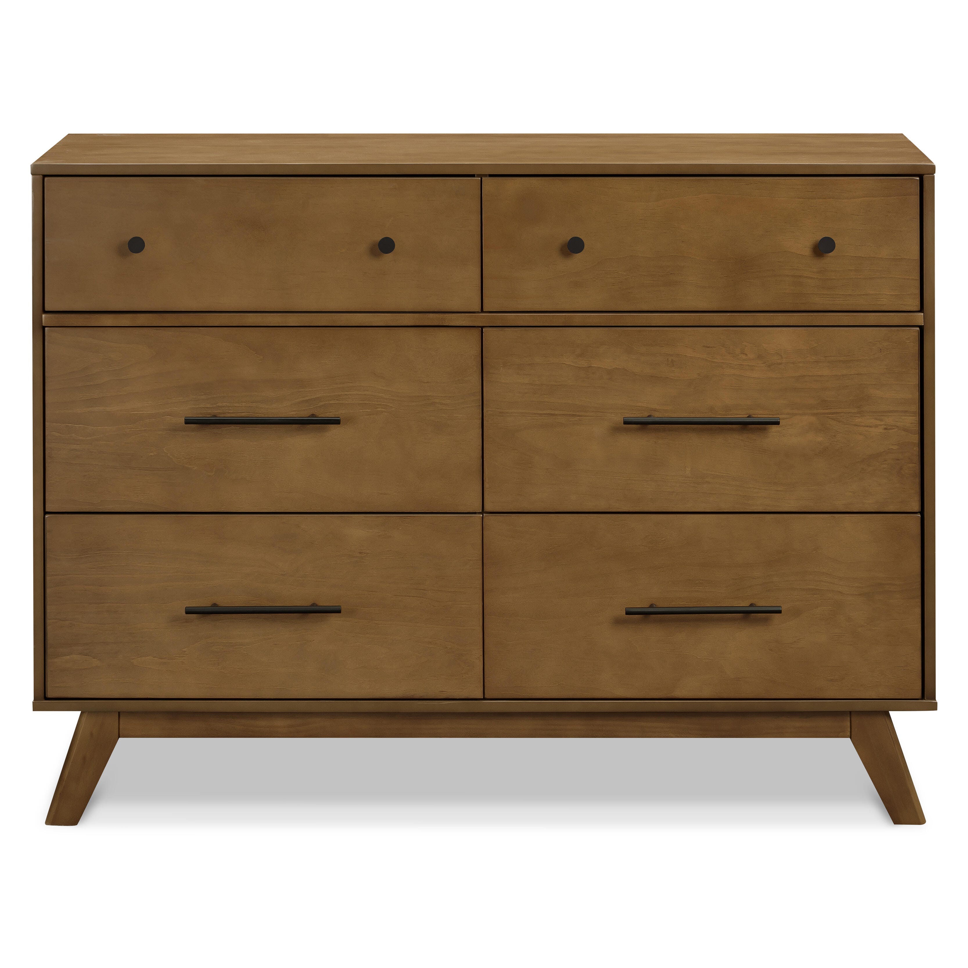 DaVinci Otto 6-Drawer Dresser, Walnut, large