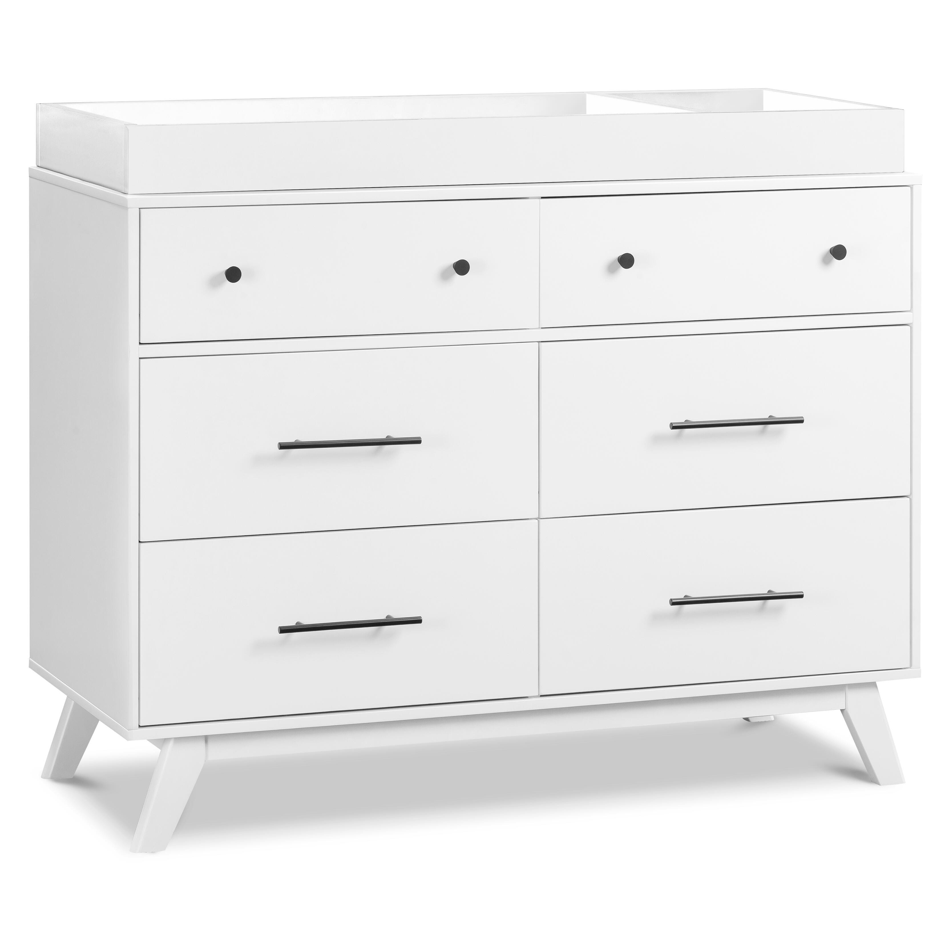 DaVinci Otto 6-Drawer Dresser, White, large