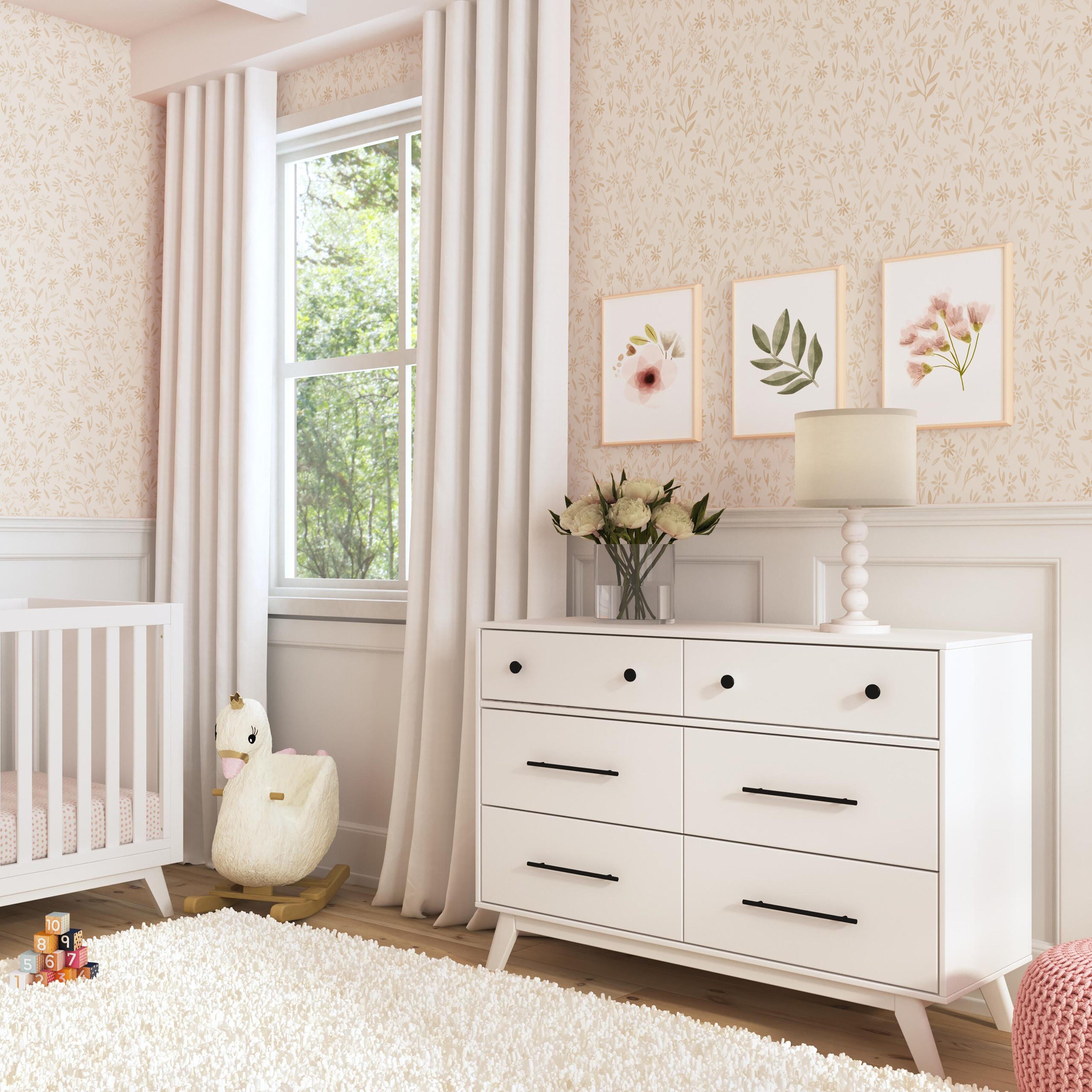 DaVinci Otto 6-Drawer Dresser, White, large