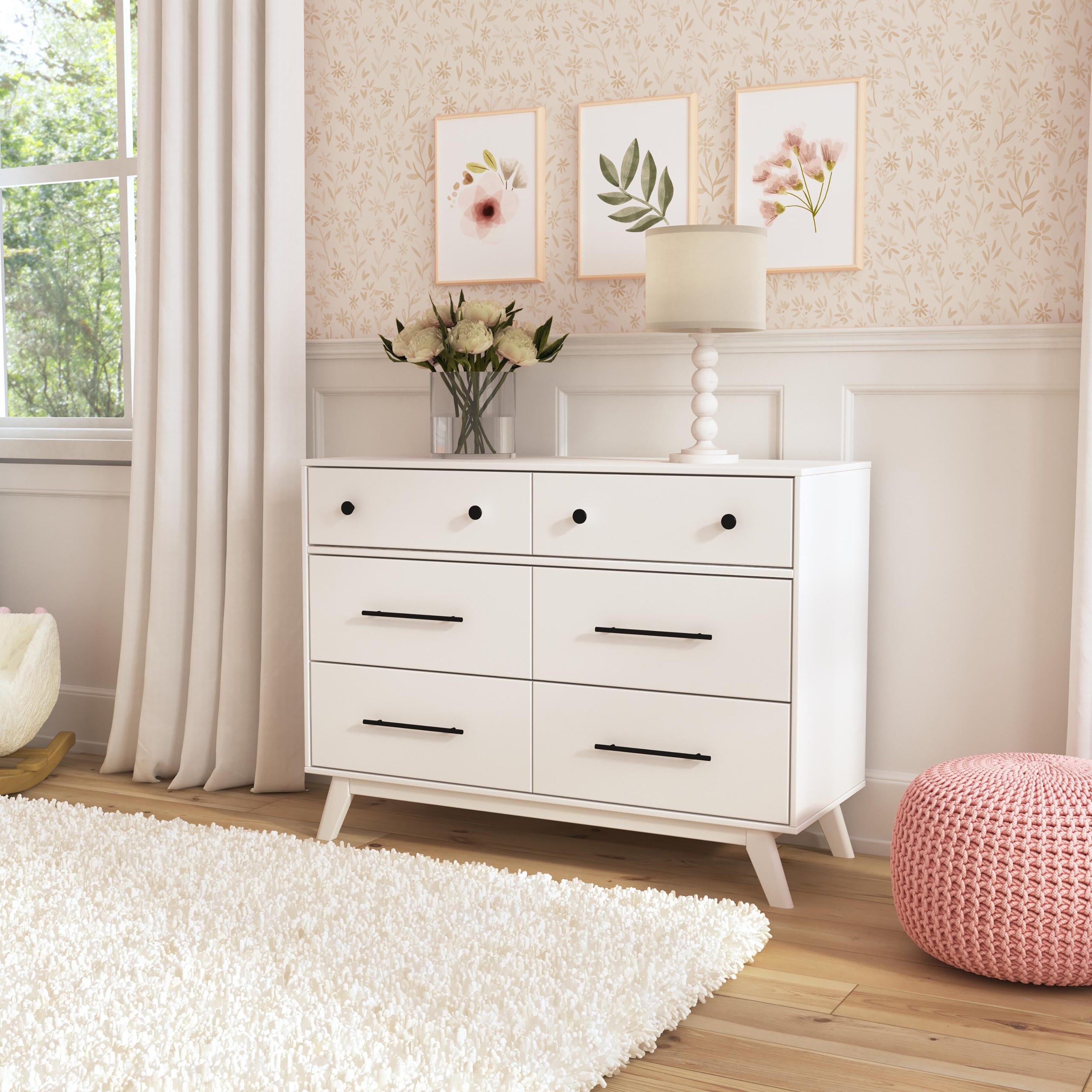 DaVinci Otto 6-Drawer Dresser, White, large