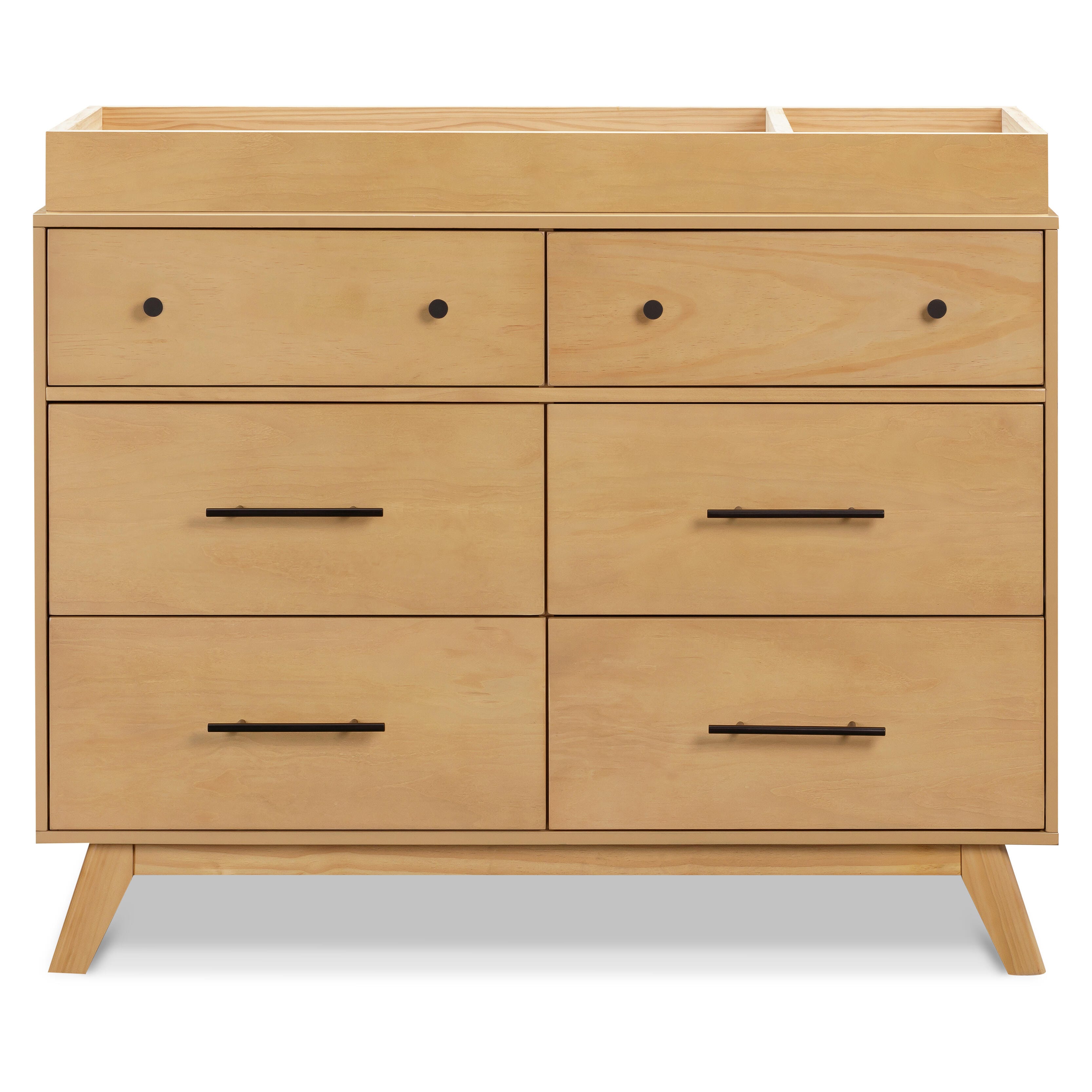 DaVinci Otto 6-Drawer Dresser, Honey, large
