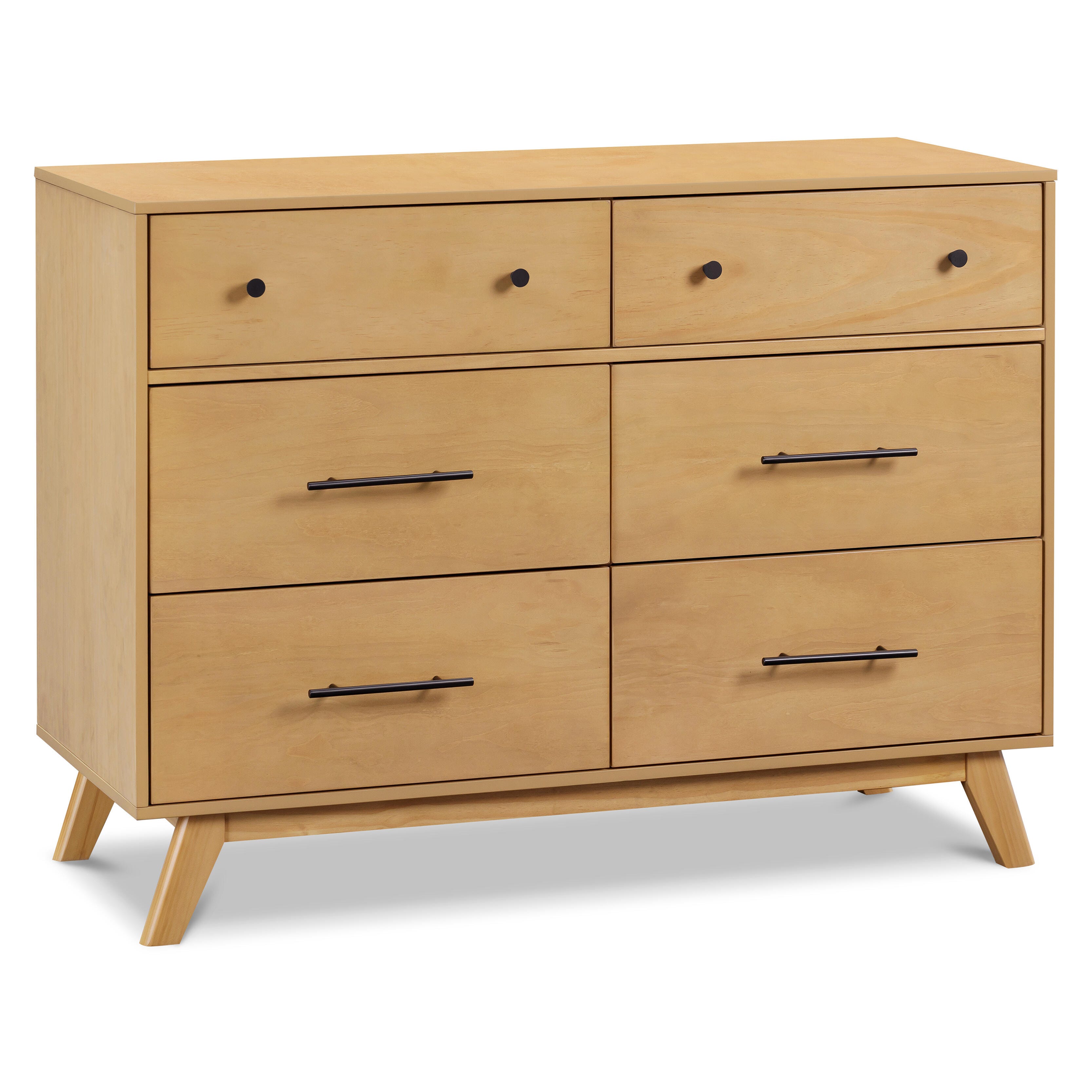 DaVinci Otto 6-Drawer Dresser, Honey, large