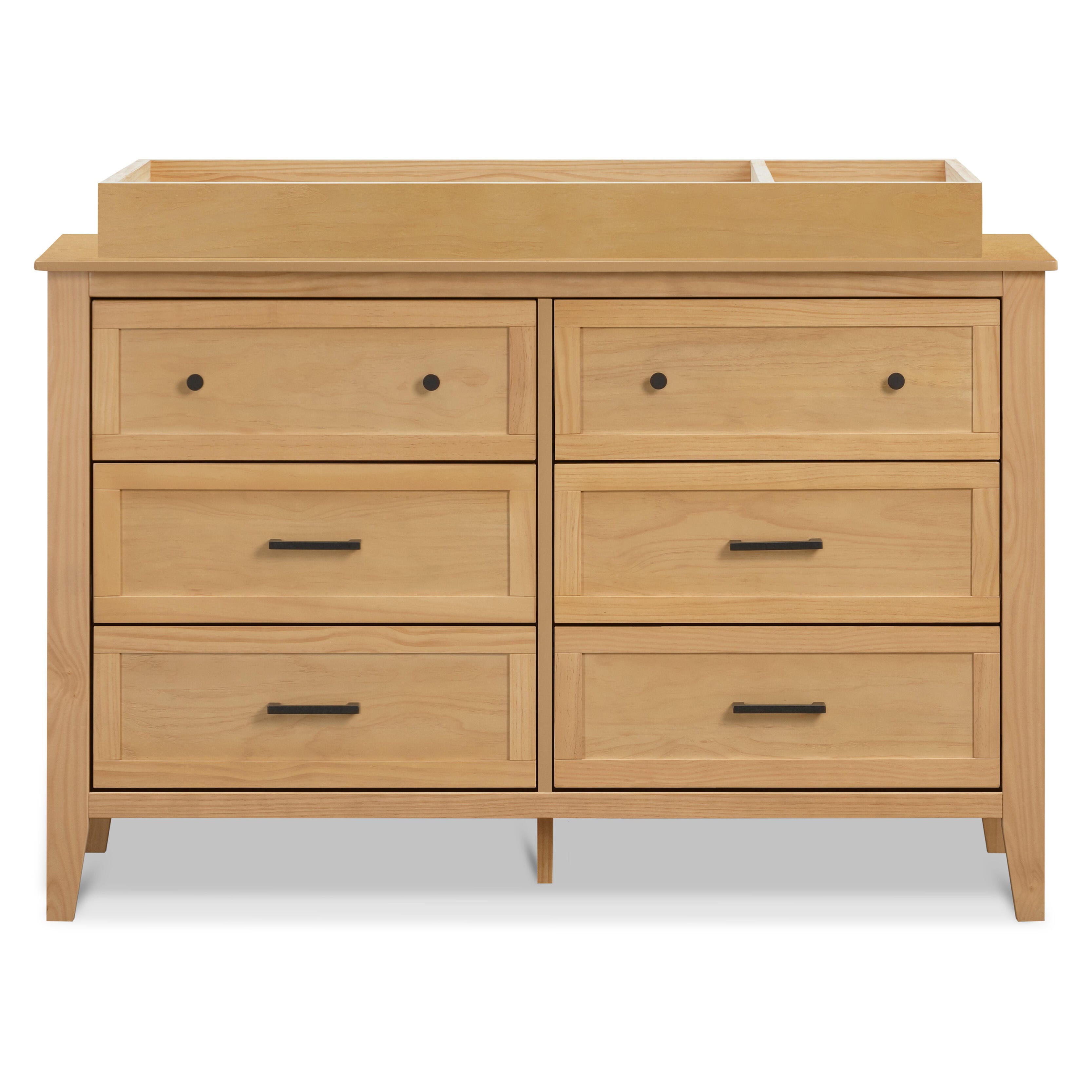 DaVinci Sawyer 6-Drawer Dresser, Honey, large