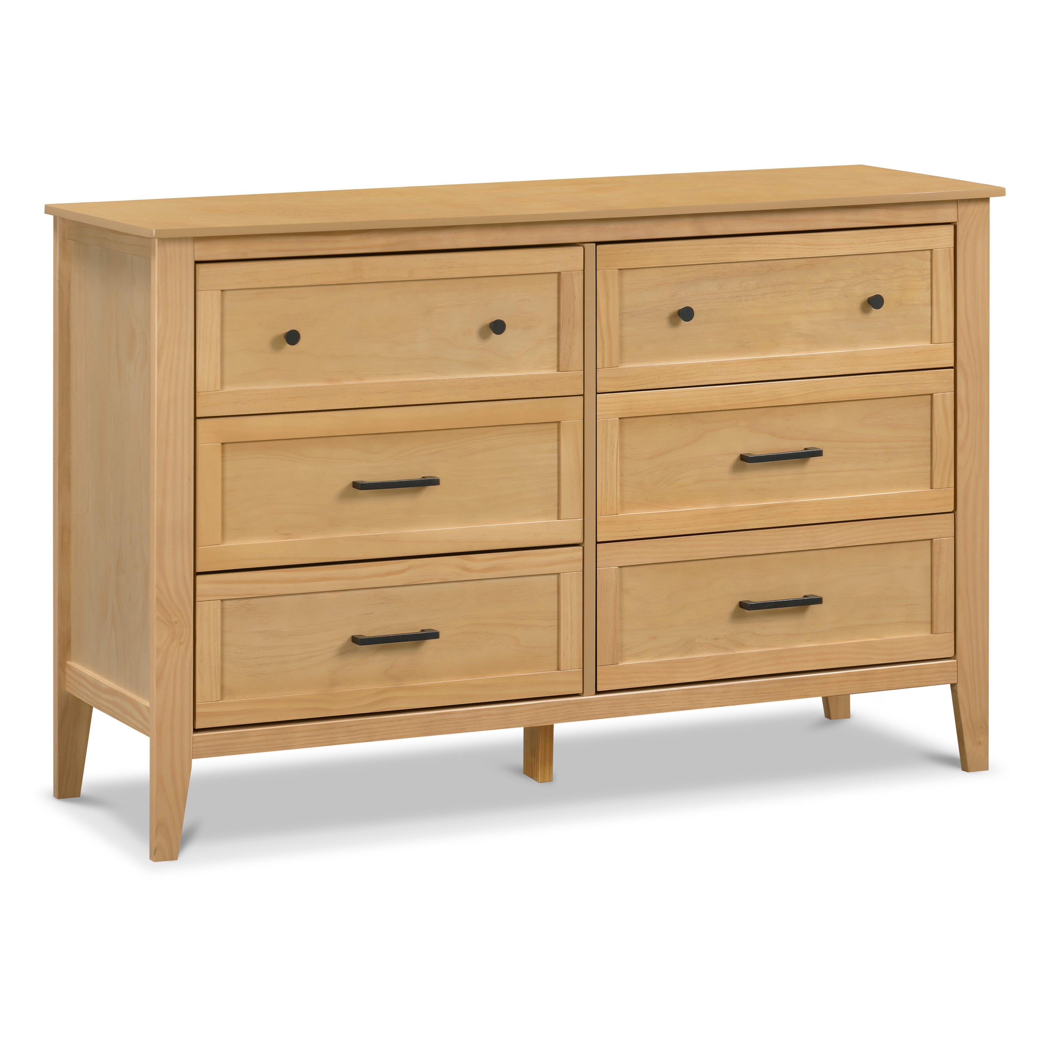 DaVinci Sawyer 6-Drawer Dresser, Honey, large
