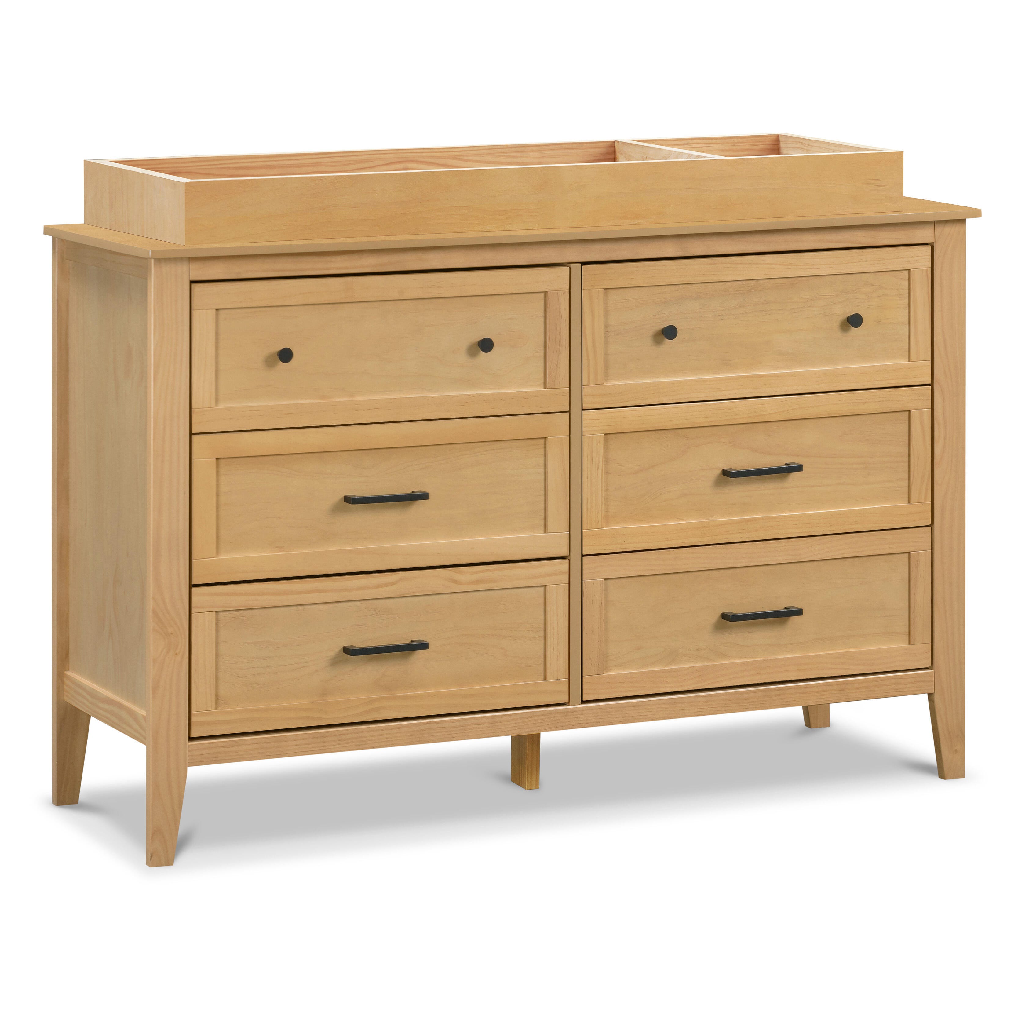 DaVinci Sawyer 6-Drawer Dresser, Honey, large