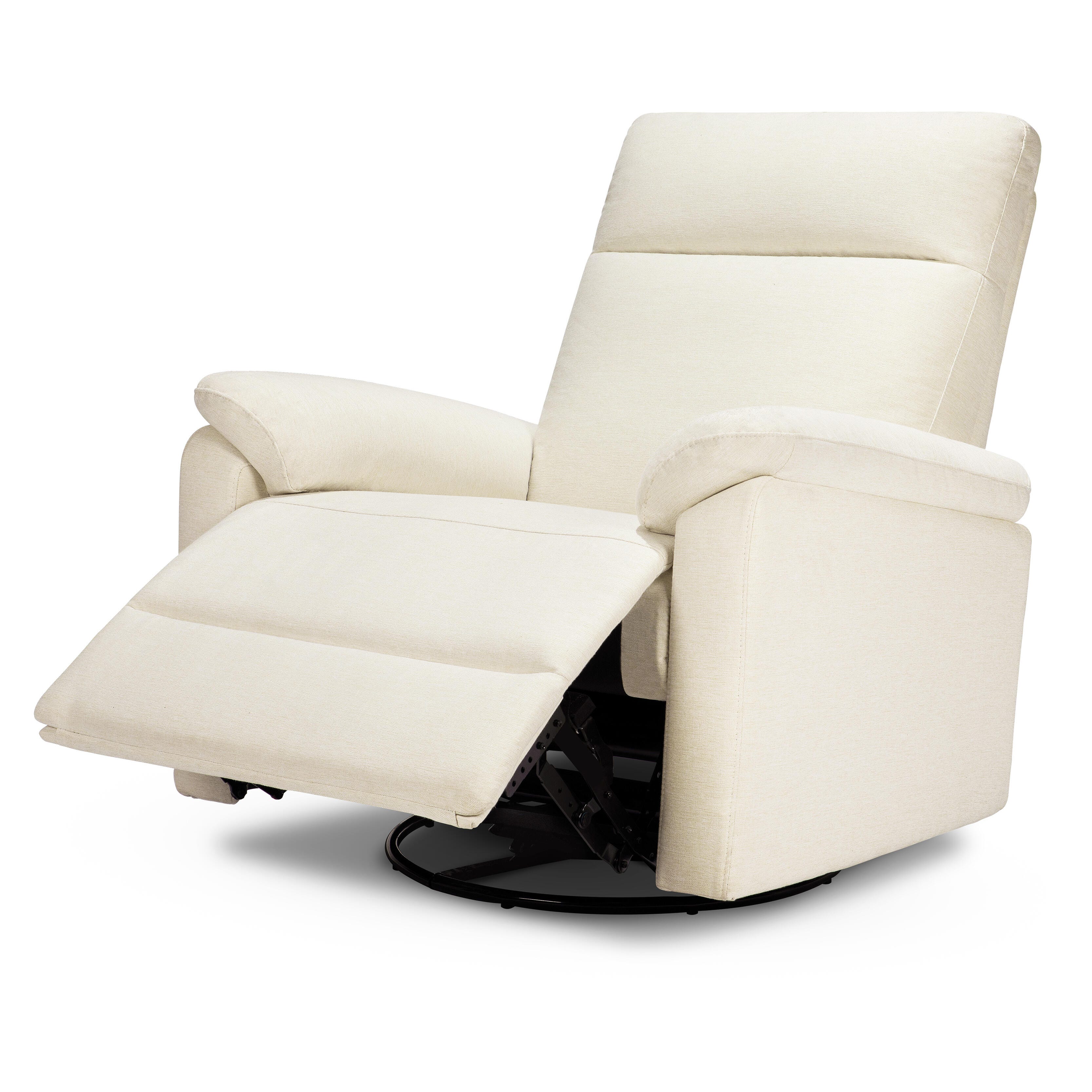 DaVinci Suzy Swivel Glider Recliner, Vanilla, large
