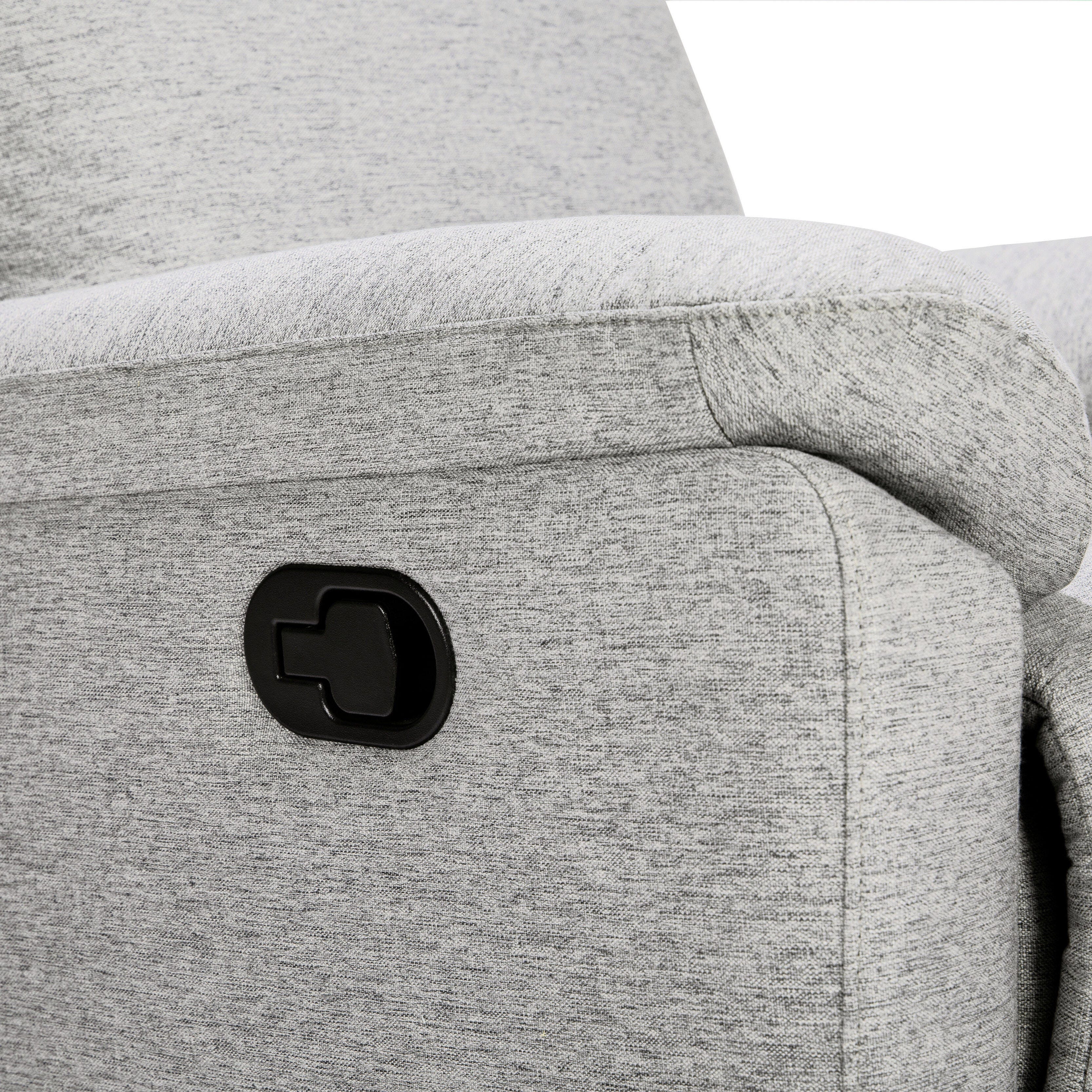 DaVinci Suzy Swivel Glider Recliner, Frost Gray, large