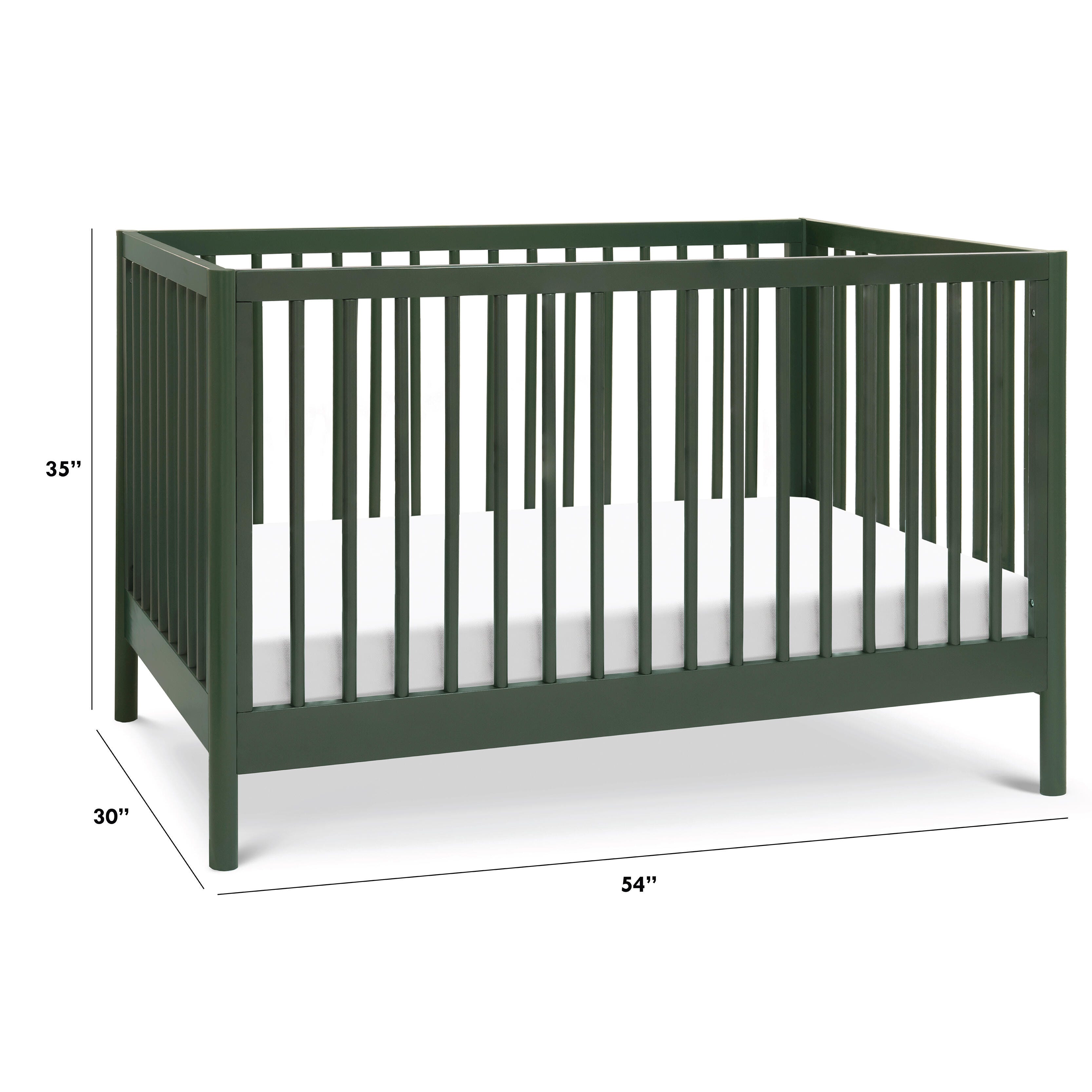 DaVinci Birdie 3-in-1 Convertible Crib, Forest Green, large