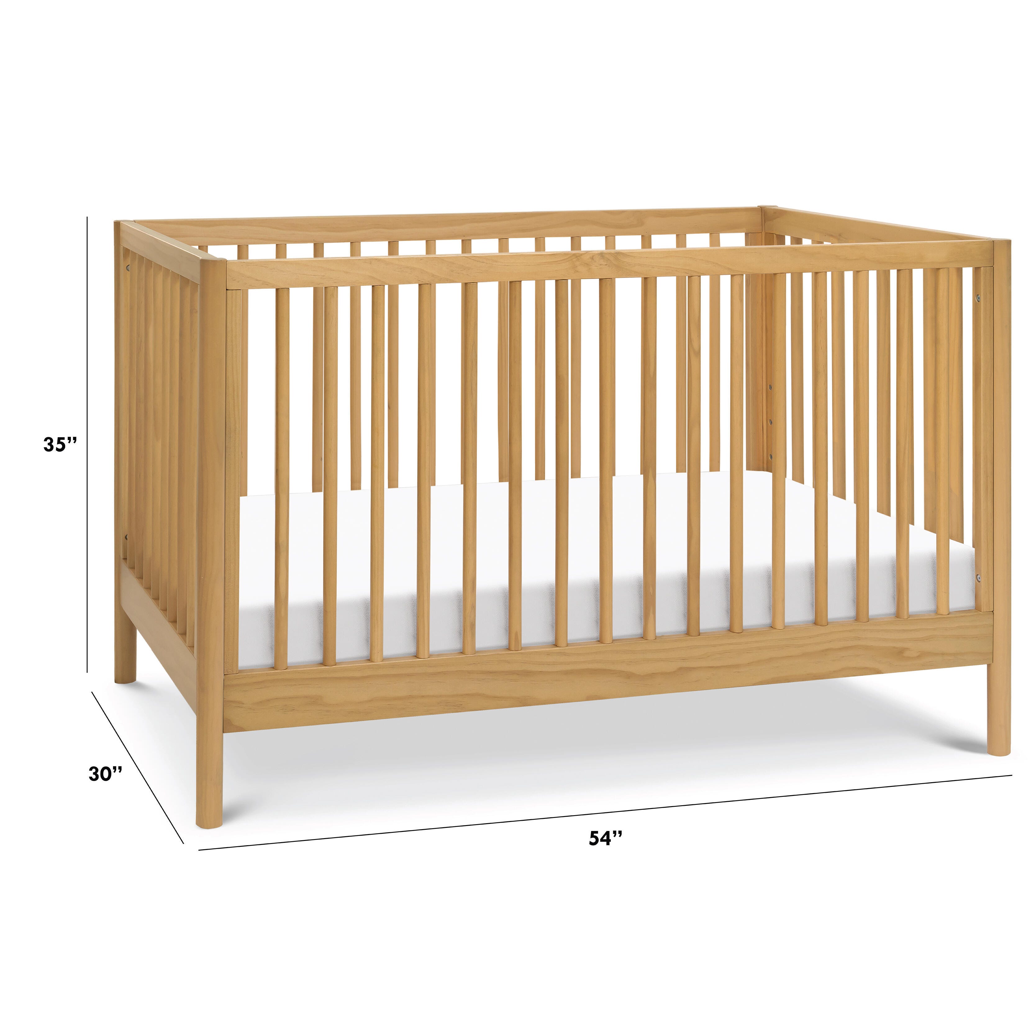 DaVinci Birdie 3-in-1 Convertible Crib, Honey, large