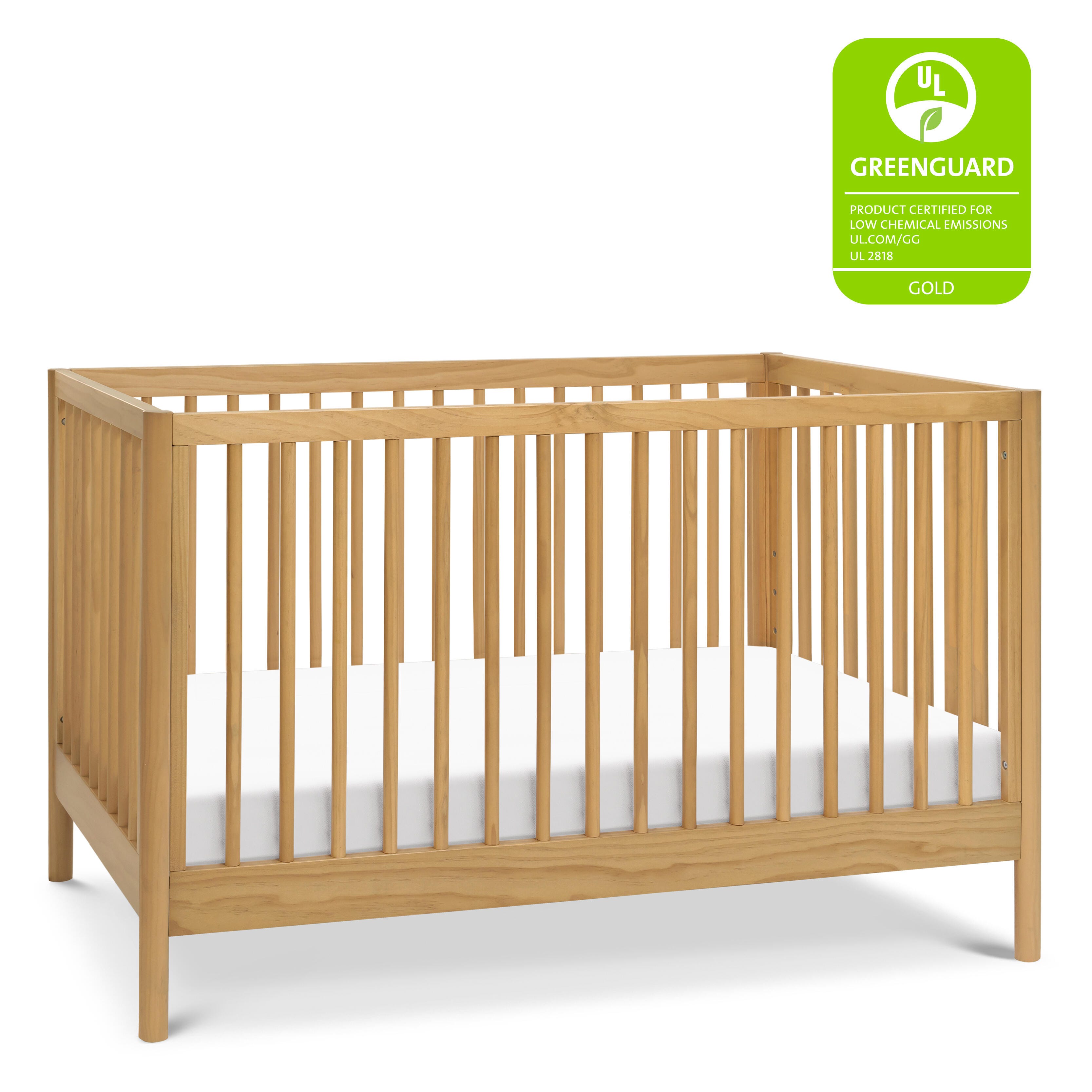 DaVinci Birdie 3-in-1 Convertible Crib, Honey, large