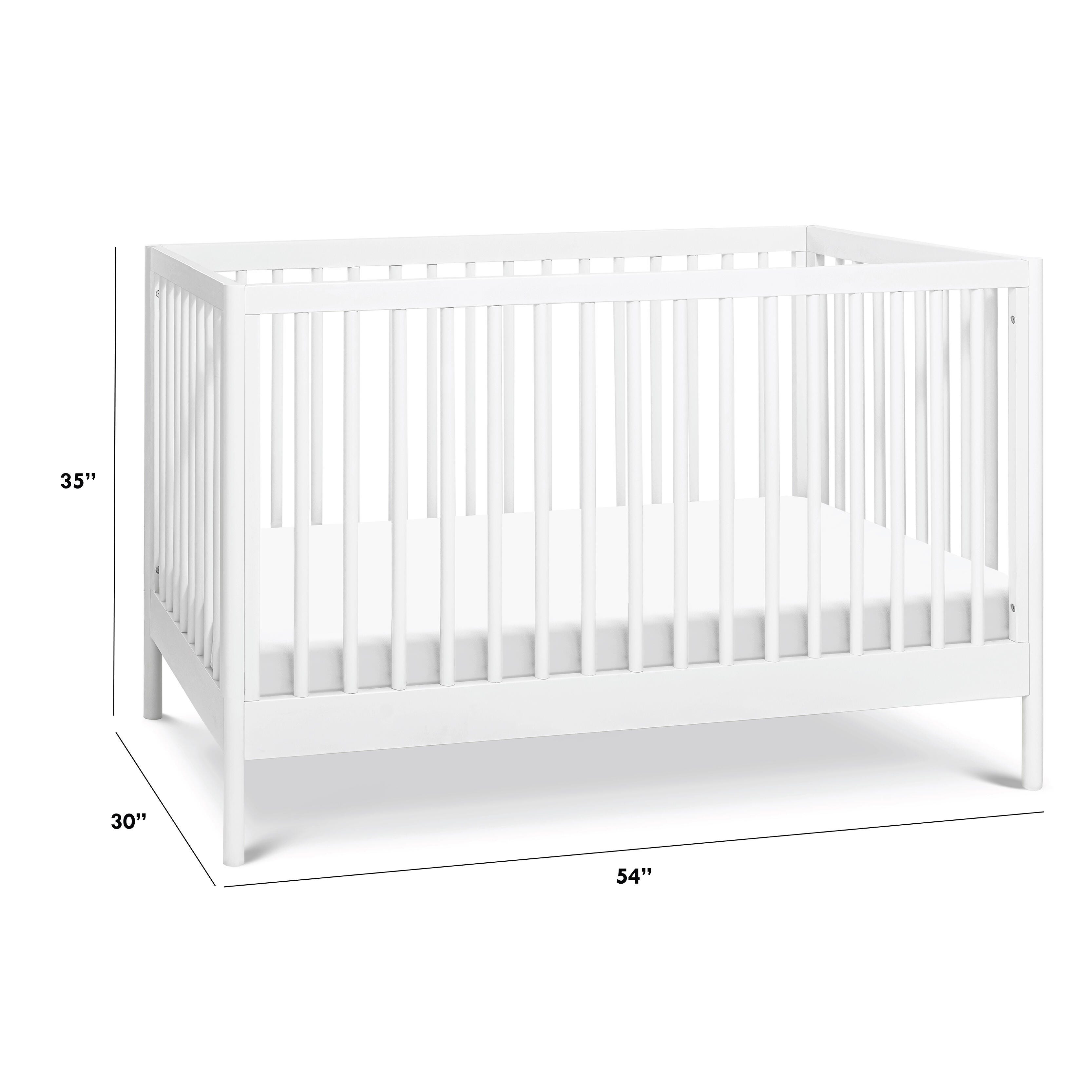 DaVinci Birdie 3-in-1 Convertible Crib, White, large