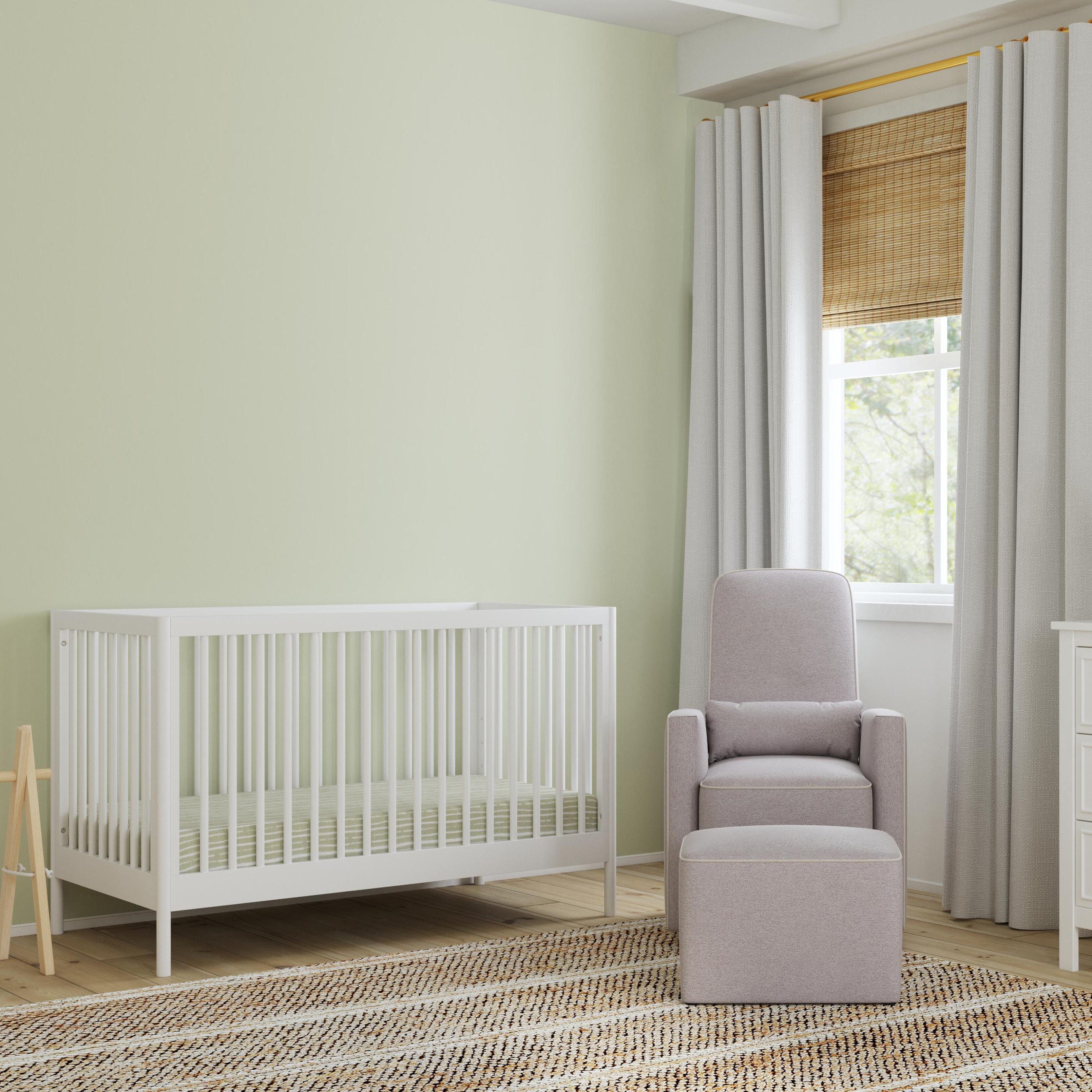 DaVinci Birdie 3-in-1 Convertible Crib, White, large