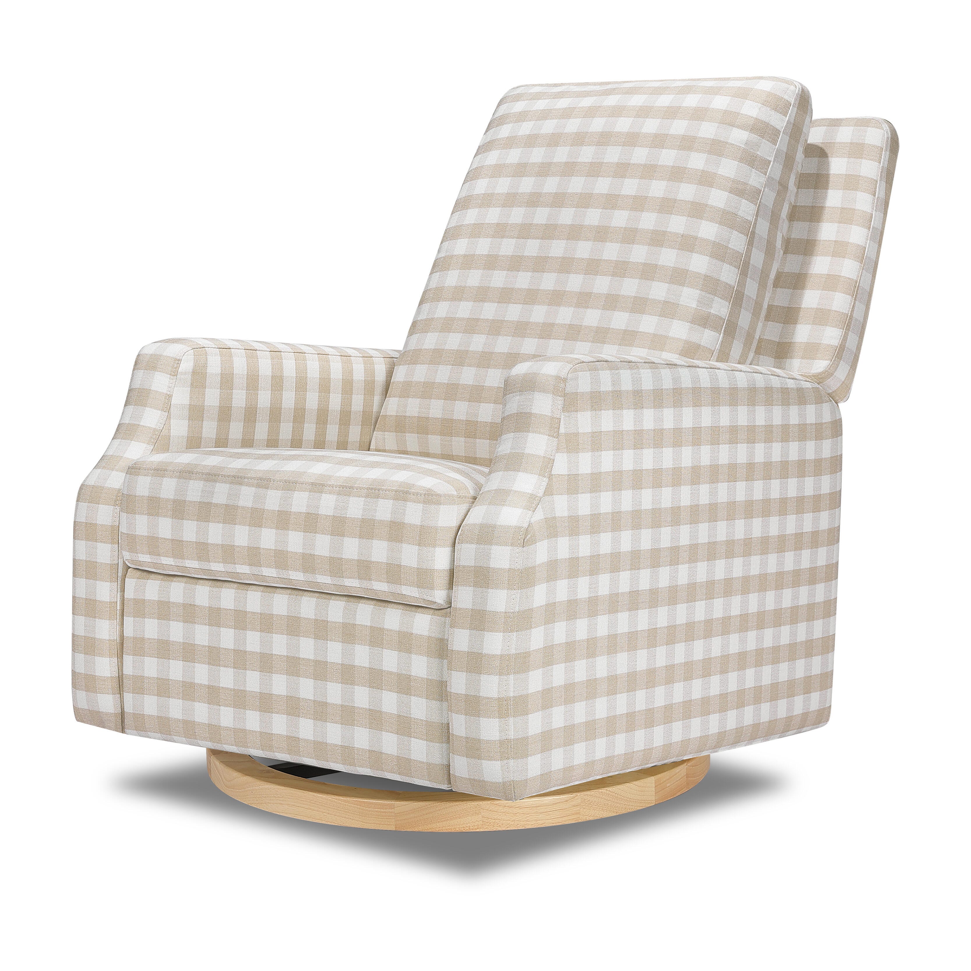 Namesake Crewe Manual Recliner and Swivel Glider, Tan, large