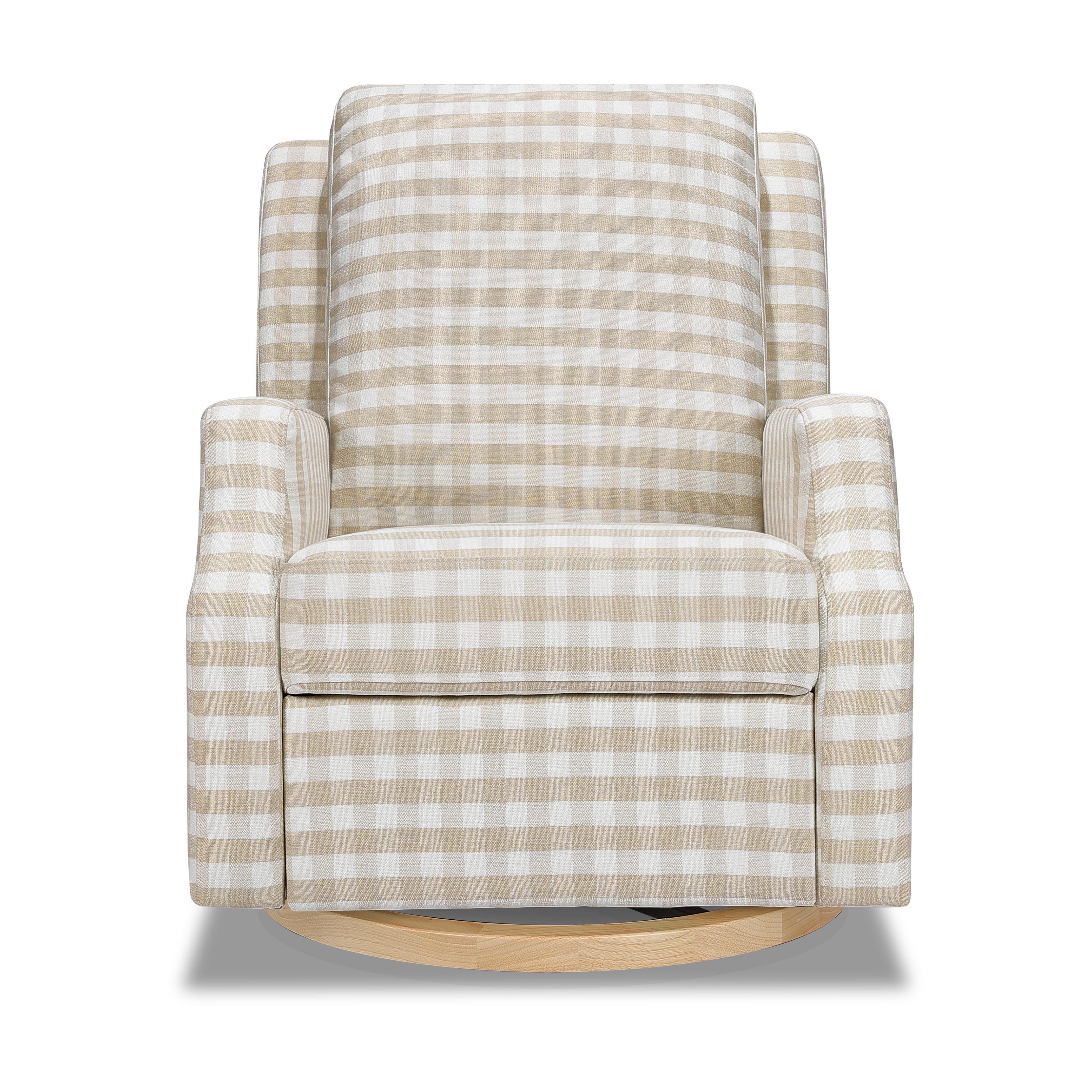 Namesake Crewe Manual Recliner and Swivel Glider, Tan, large